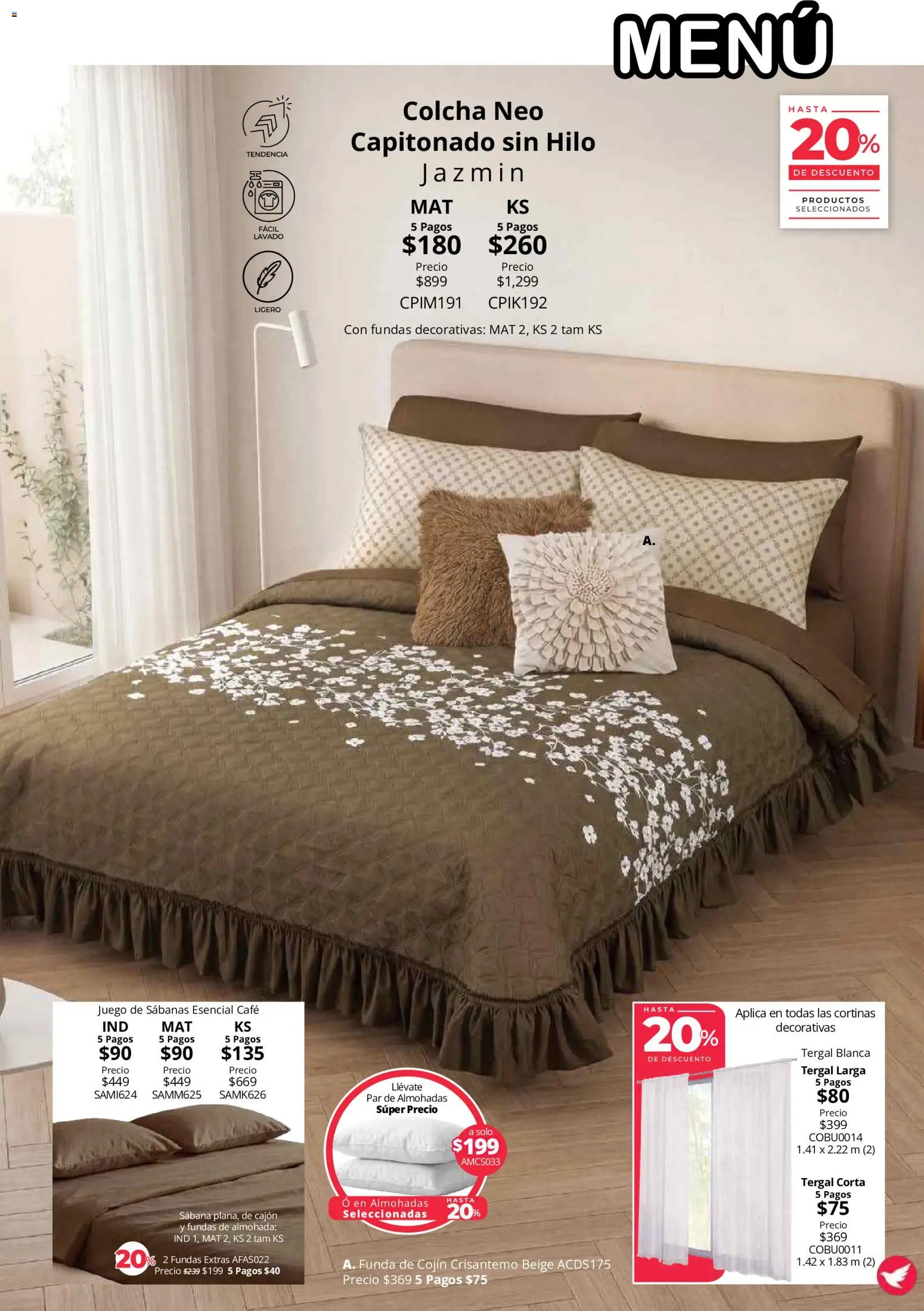Vista previa las ofertas de la tienda Colchas Concord - Colchas Concord catálogo desde el 01/08/2026 