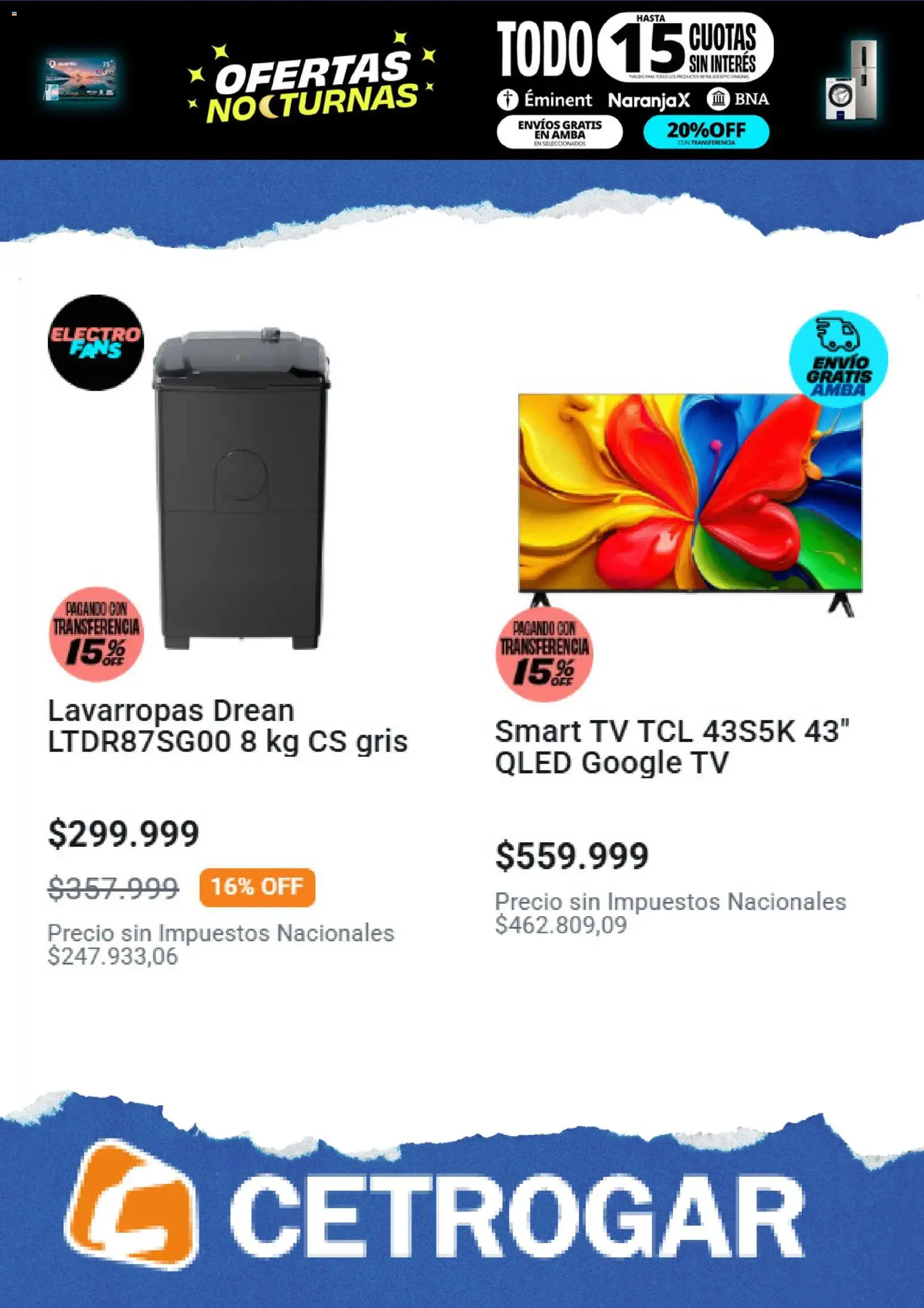 Vista previa del folleto de la tienda Cetrogar válido desde el 09/09/2026 