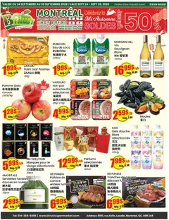 Un aperçu du dépliant Btrust Supermarket weekly flyer / circulaire du magasin Btrust Supermarket est valide à partir 24 sept. 2026