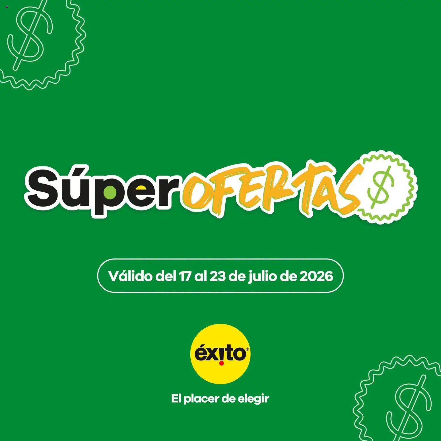  Vista previa del prospecto Éxito catálogo del almacen Éxito válida del 17/07/2026 al 23/07/2026