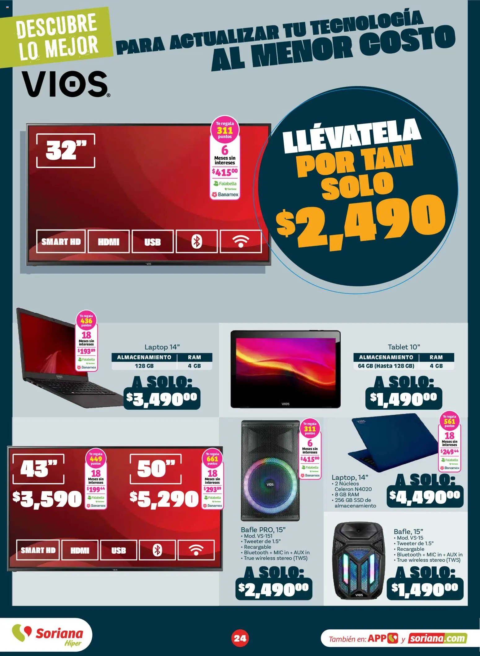 Vista previa las ofertas de la tienda Soriana - Soriana Descubre lo mejor al mejor precio Híper Nacional desde el 31/08/2026 