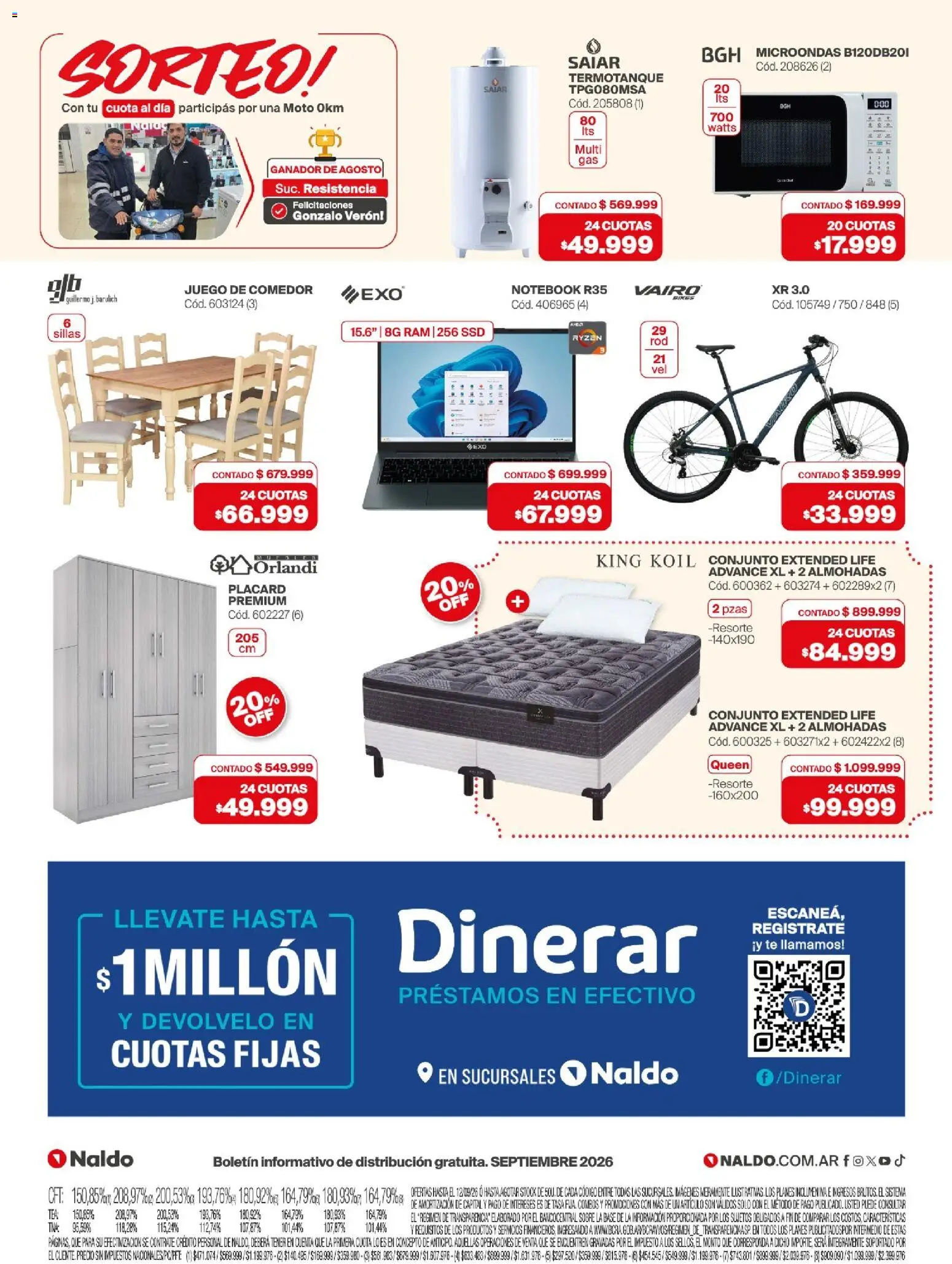 Vista previa del folleto de la tienda Naldo válido desde el 28/08/2026 
