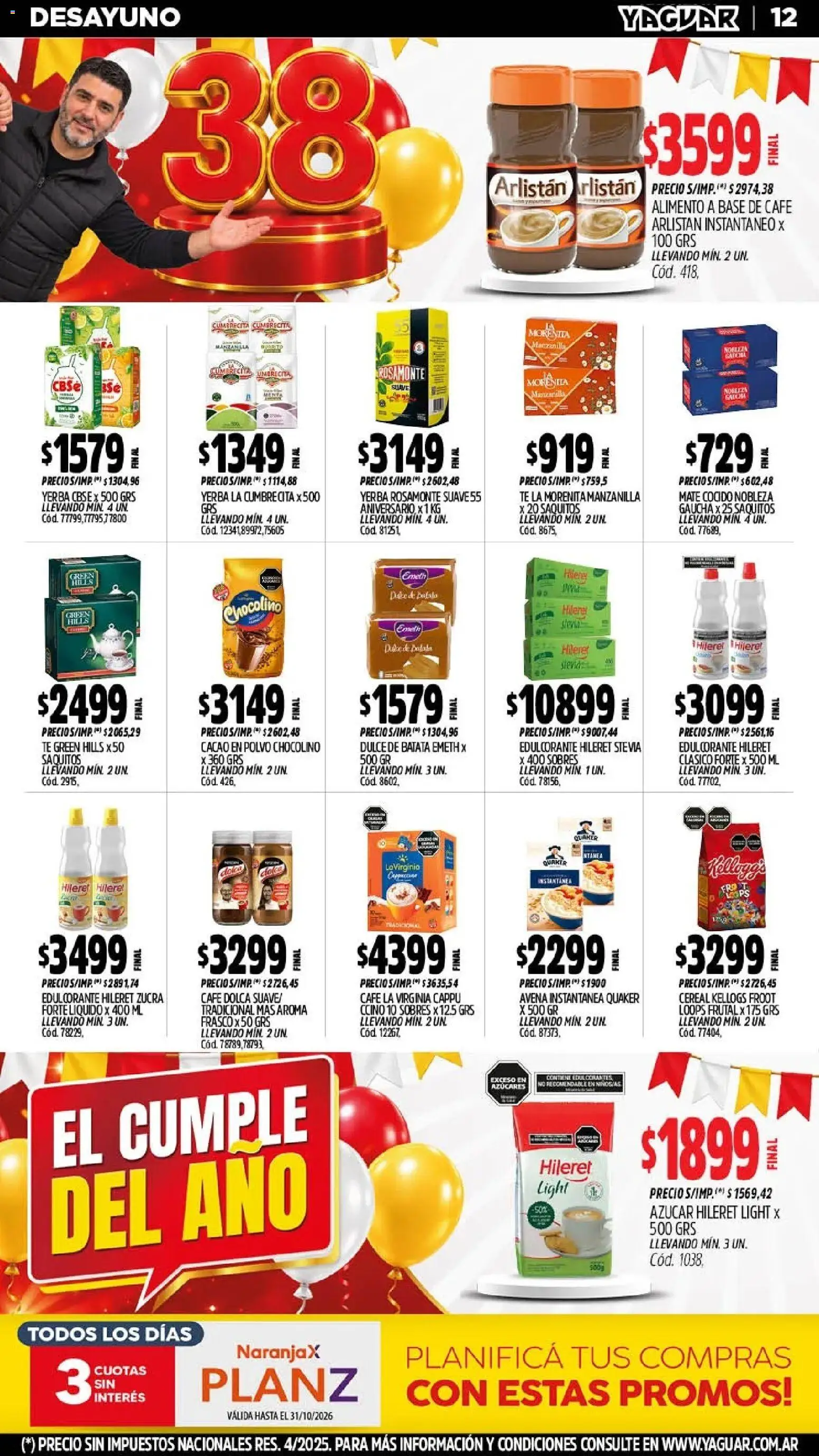 Vista previa del folleto de la tienda Yaguar válido desde el 05/10/2026 