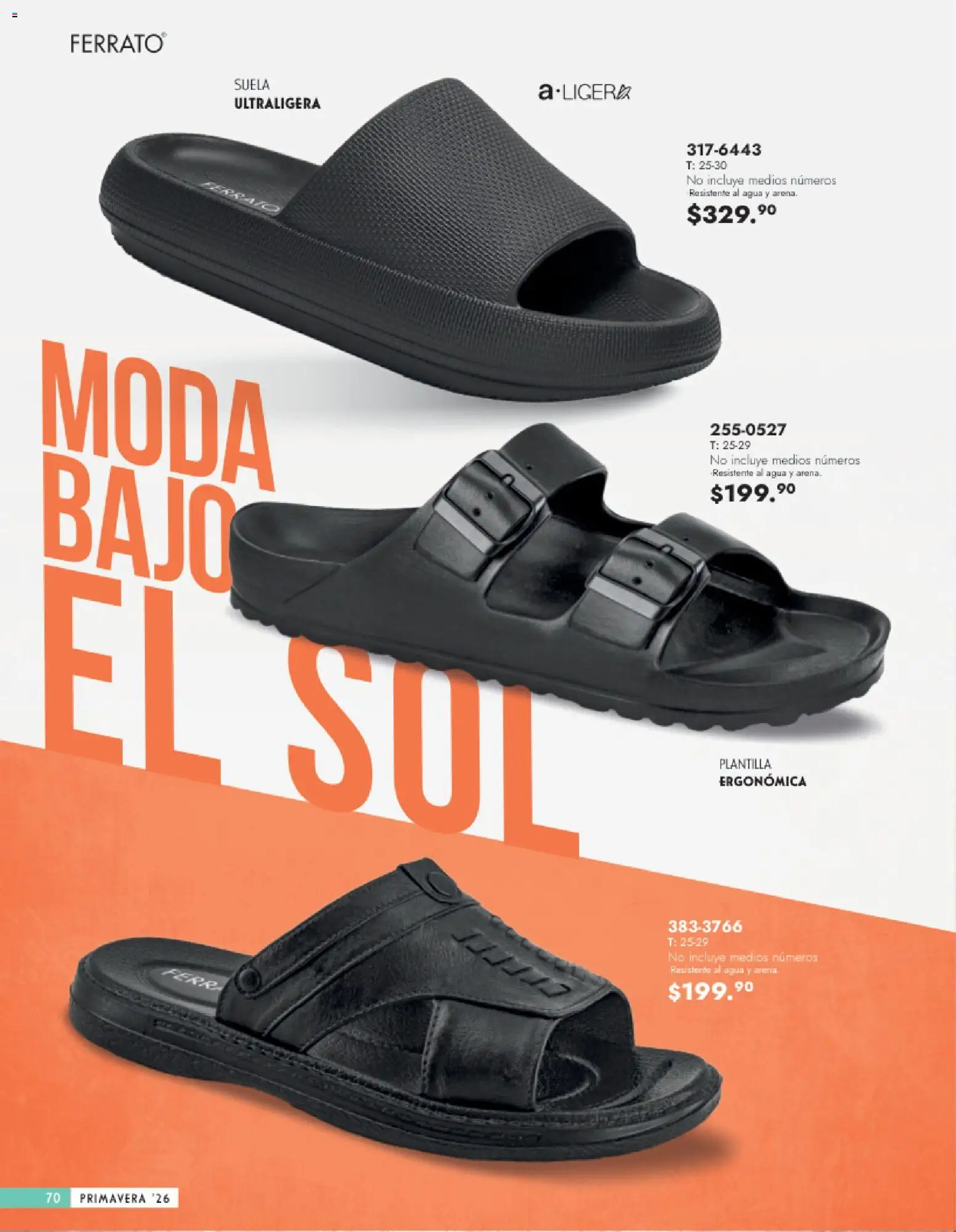 Vista previa las ofertas de la tienda Andrea - Catálogo Calzado Caballero desde el 25/01/2026 - Agua