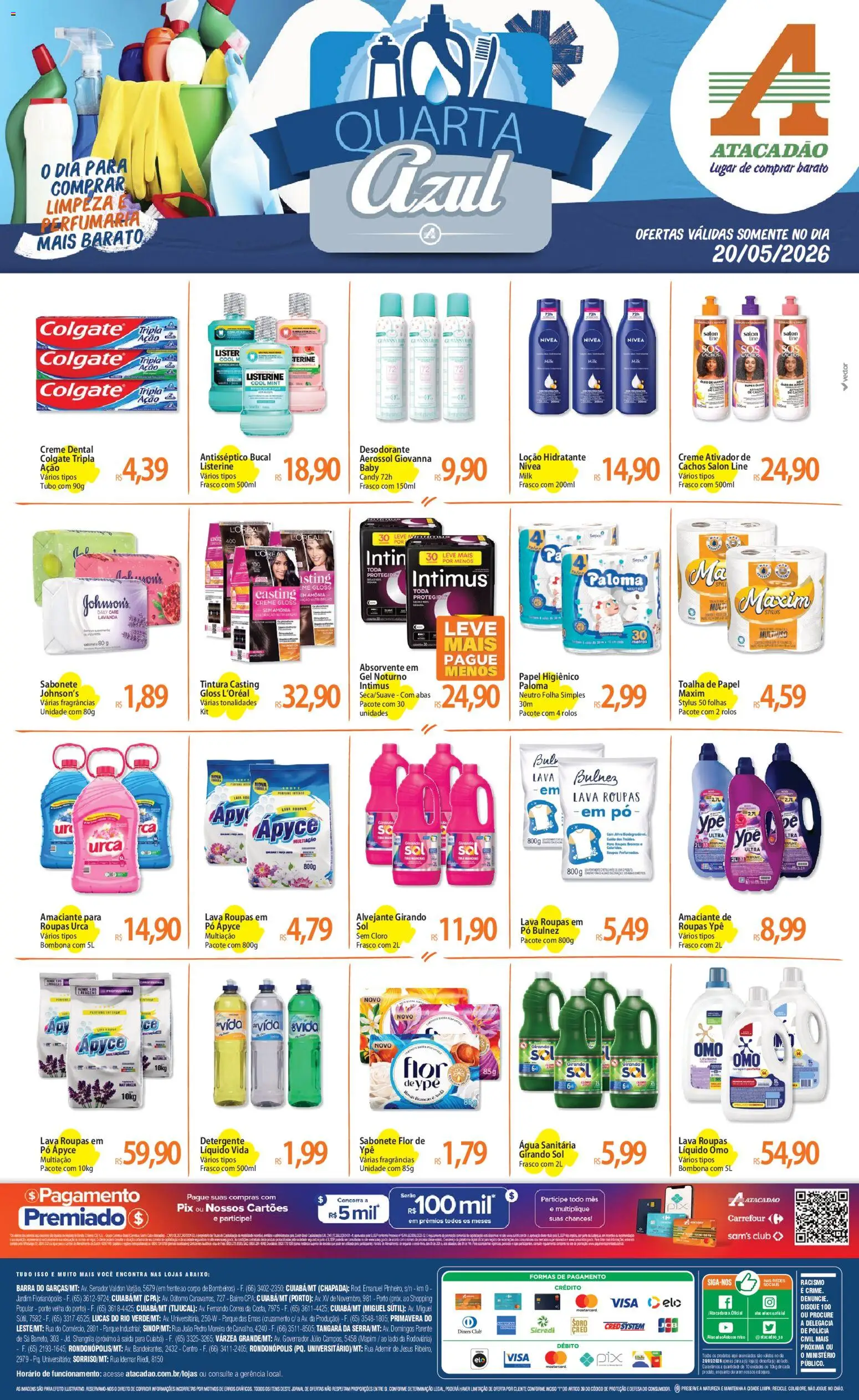 Pré-Visualização do folheto "Atacadão ofertas - MT" da loja Atacadão válido a partir de 20/05/2026