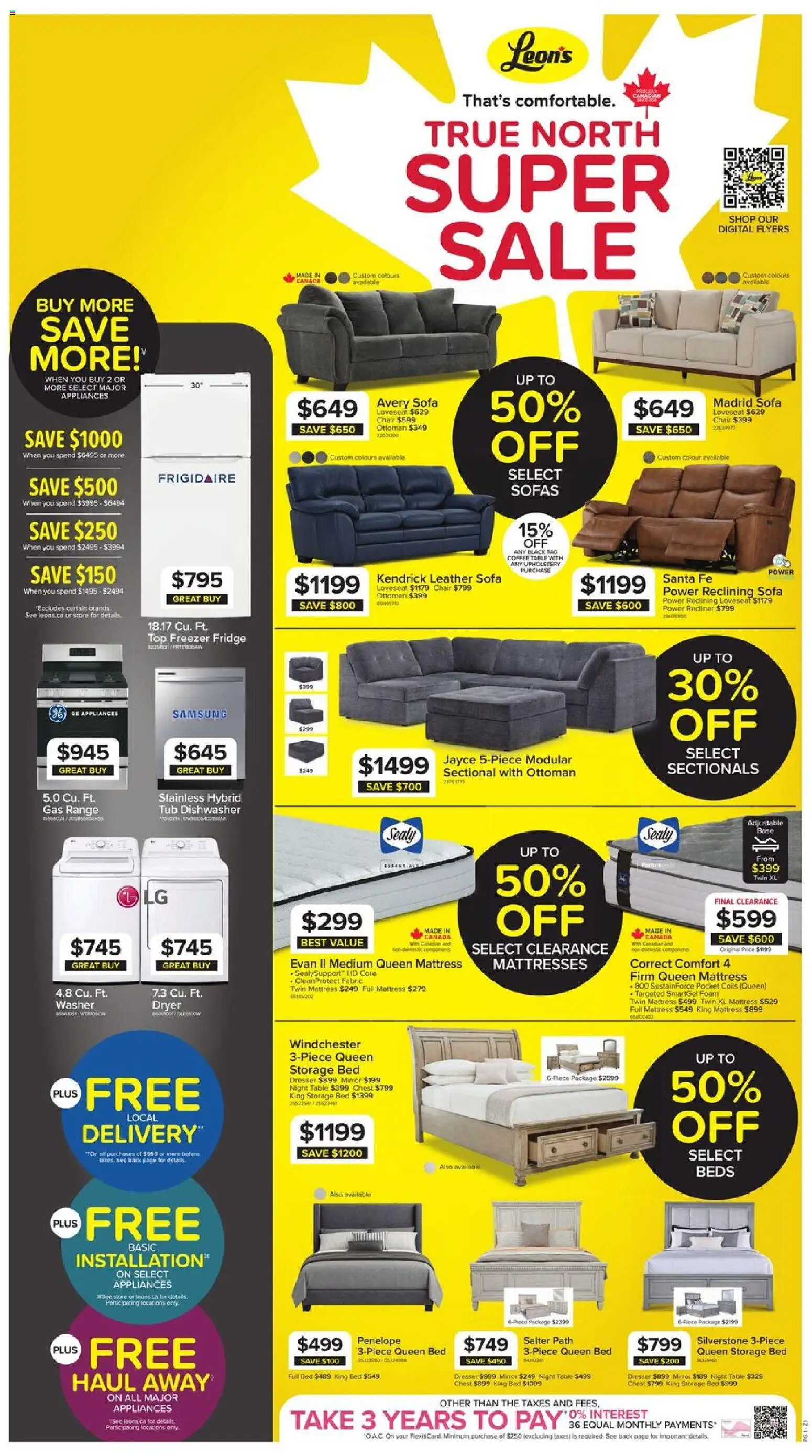 Preview of leaflet Leon's weekly flyer / circulaire from shop Leon's is valid from Oct 08, 2026