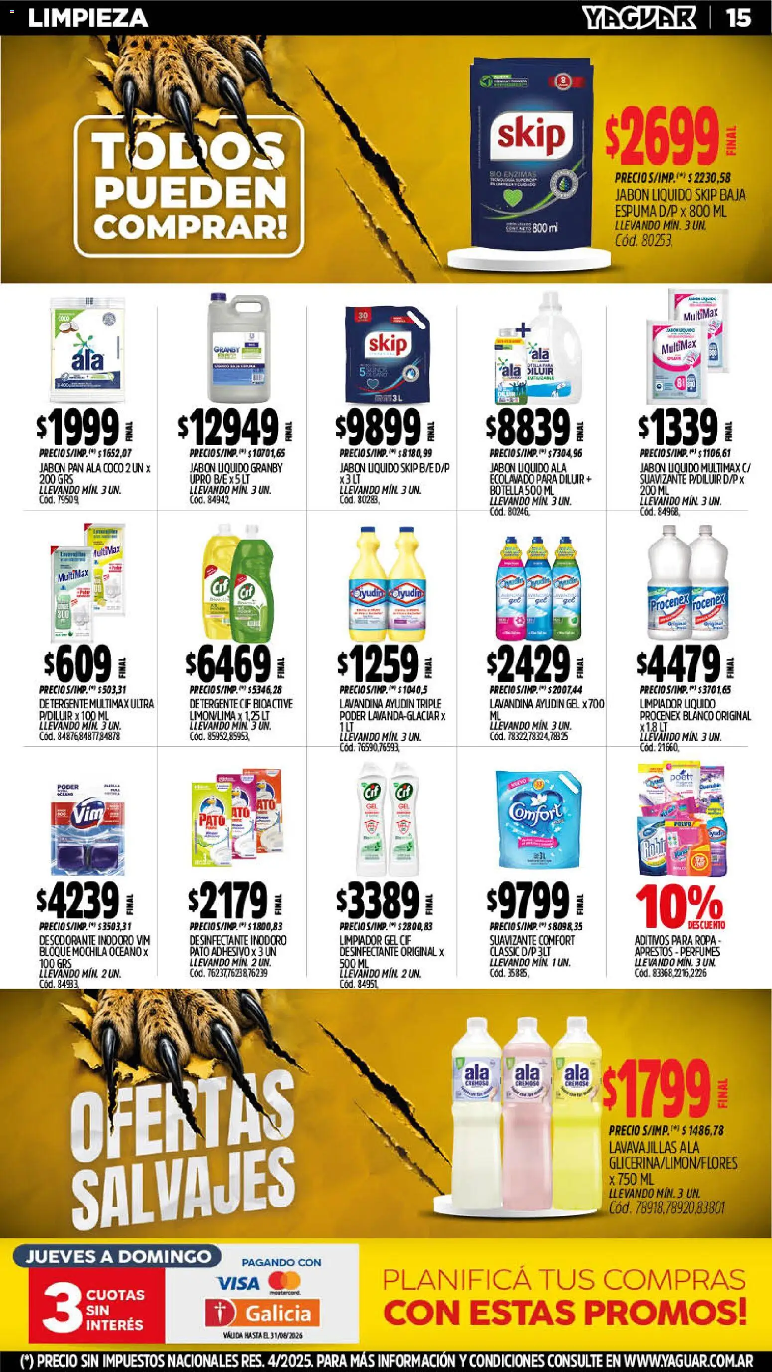 Vista previa del folleto de la tienda Yaguar válido desde el 10/08/2026 