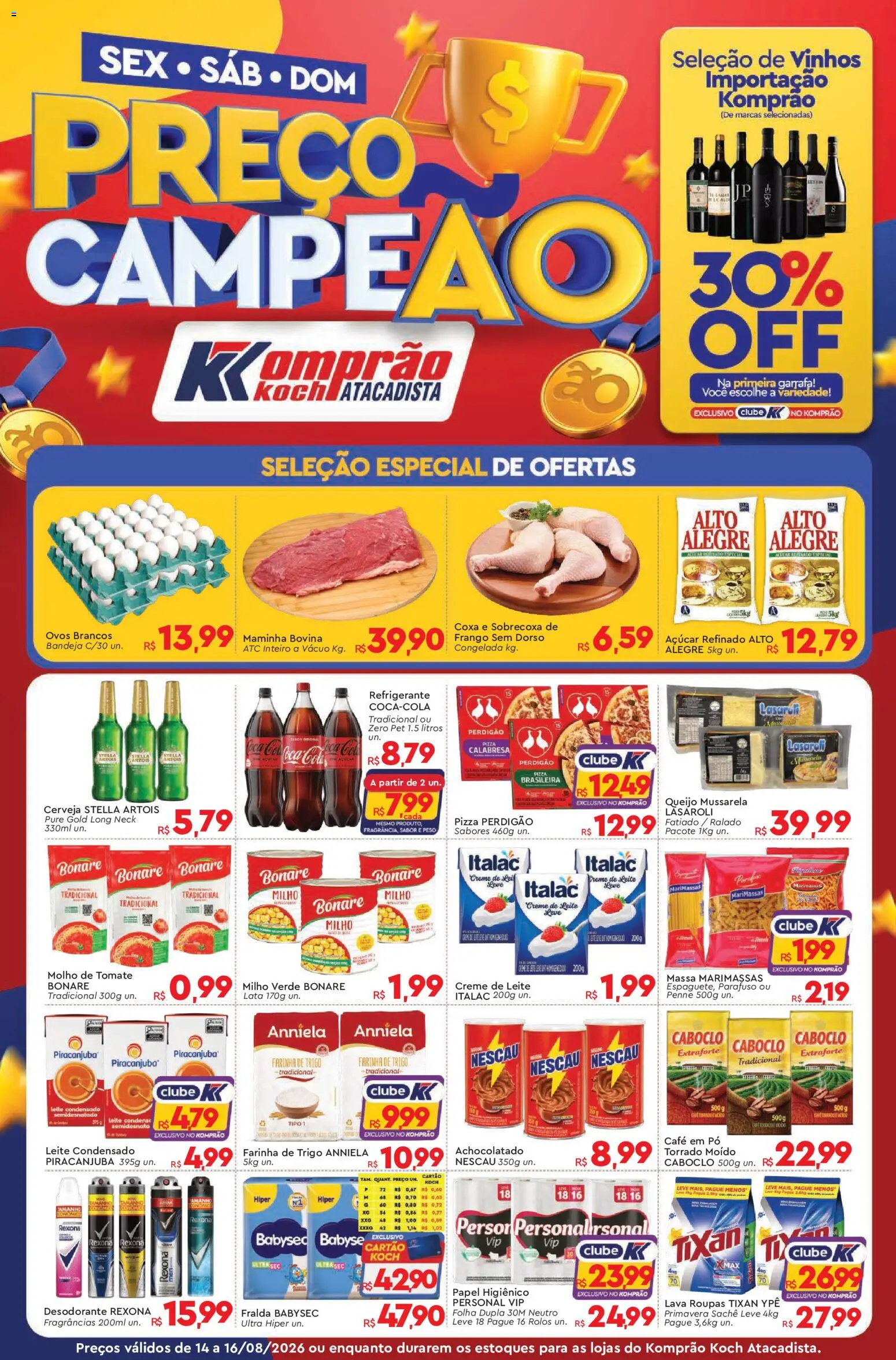 Pré-Visualização do folheto "Komprao Atacadista - Ofertas da semana" da loja Komprao Atacadista válido a partir de 14/08/2026