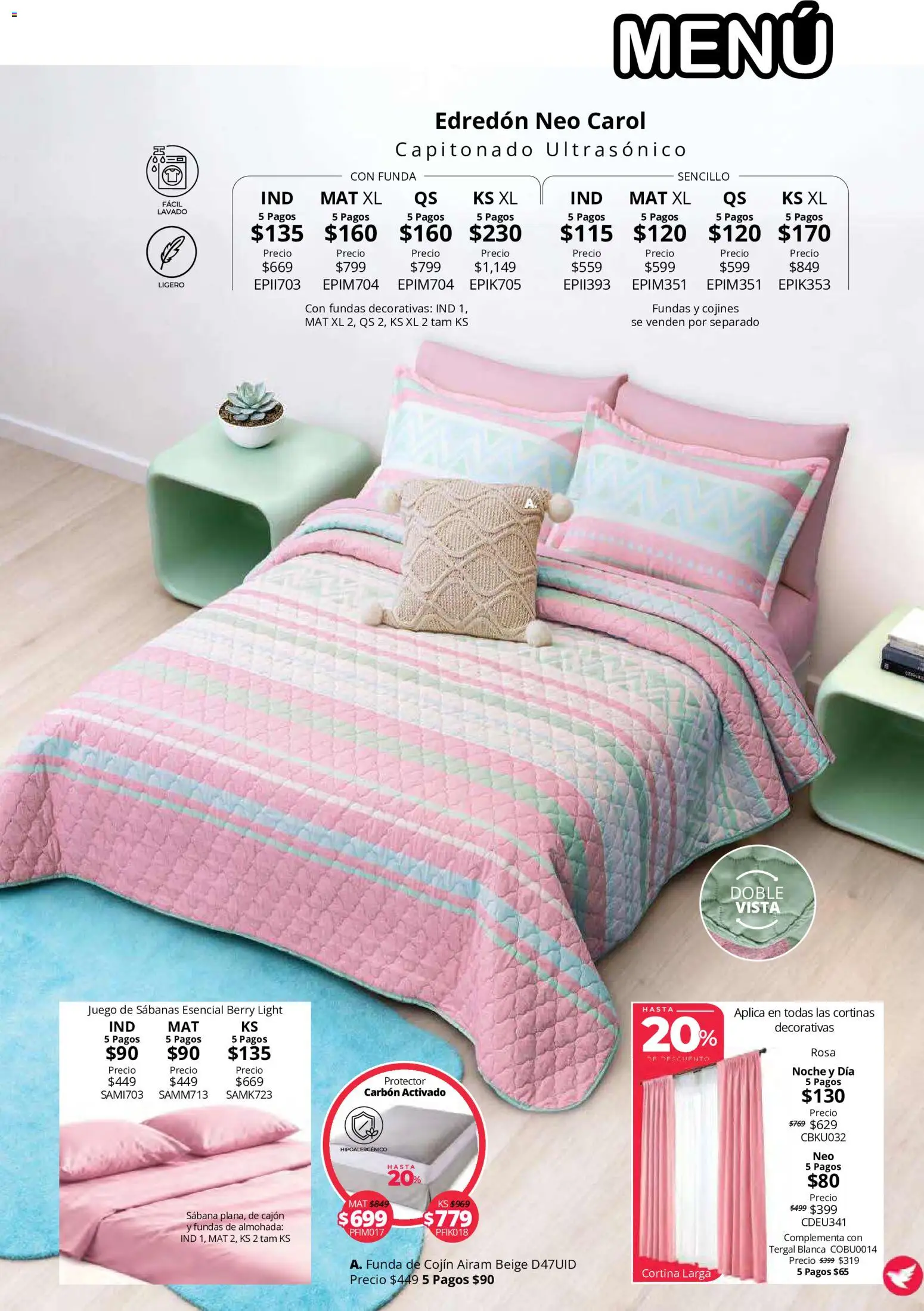 Vista previa las ofertas de la tienda Colchas Concord - Colchas Concord catálogo desde el 15/10/2026 