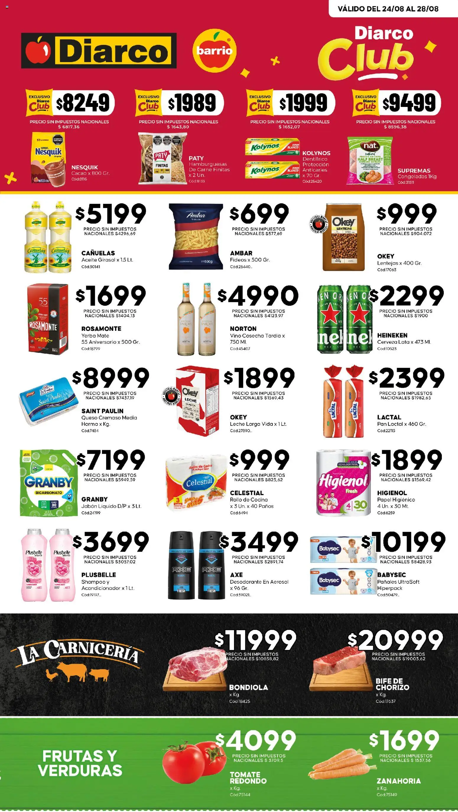 Vista previa del folleto de la tienda Diarco válido desde el 24/08/2026 