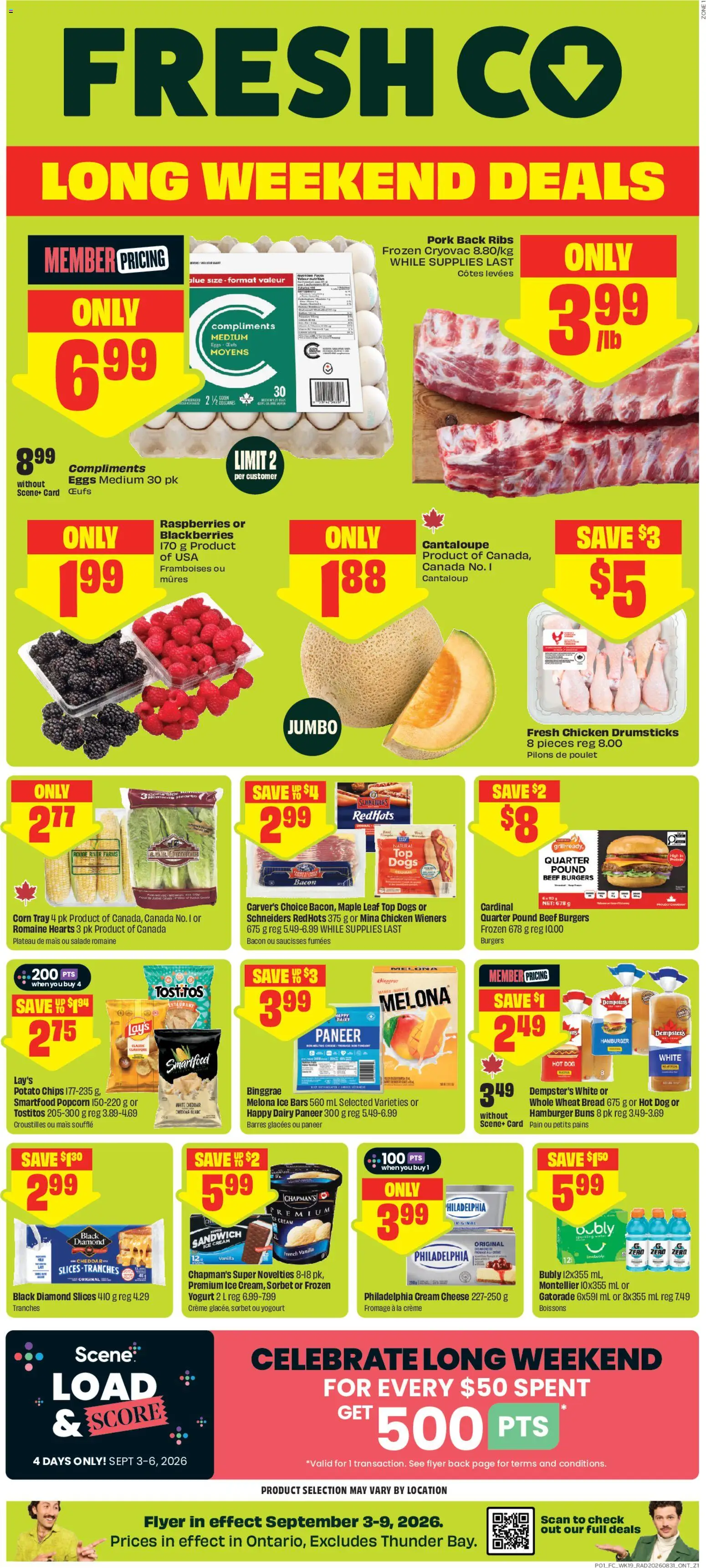 Preview of leaflet FreshCo weekly flyer / circulaire from shop FreshCo is valid from Sep 03, 2026