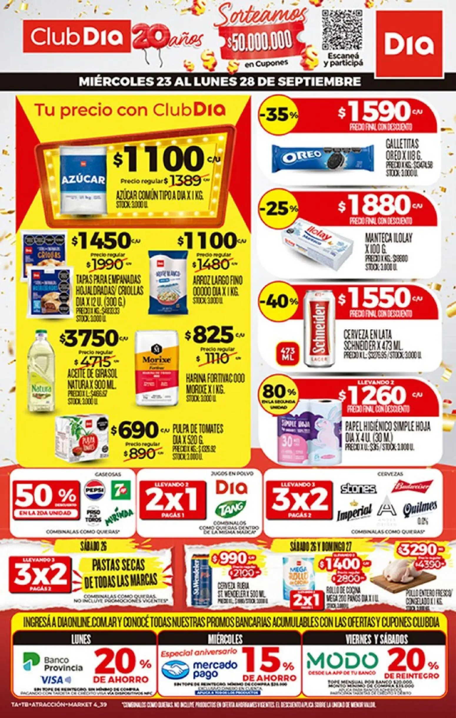 Vista previa del folleto de la tienda Dia válido desde el 23/09/2026 