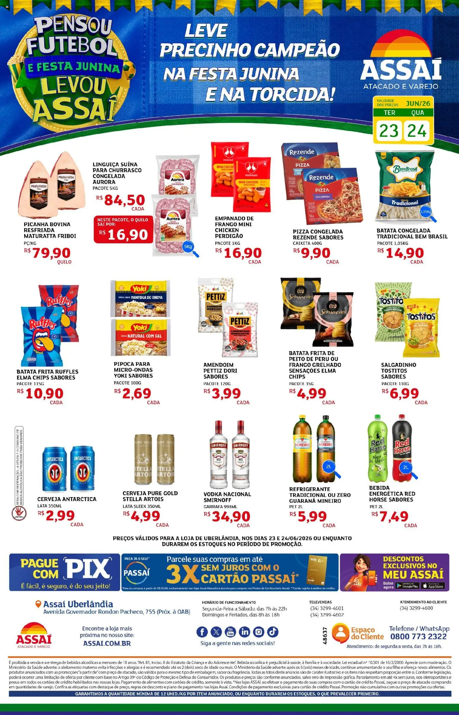 Pré-Visualização do folheto "Assaí Atacadista ofertas - MG" da loja Assaí Atacadista válido a partir de 23/06/2026