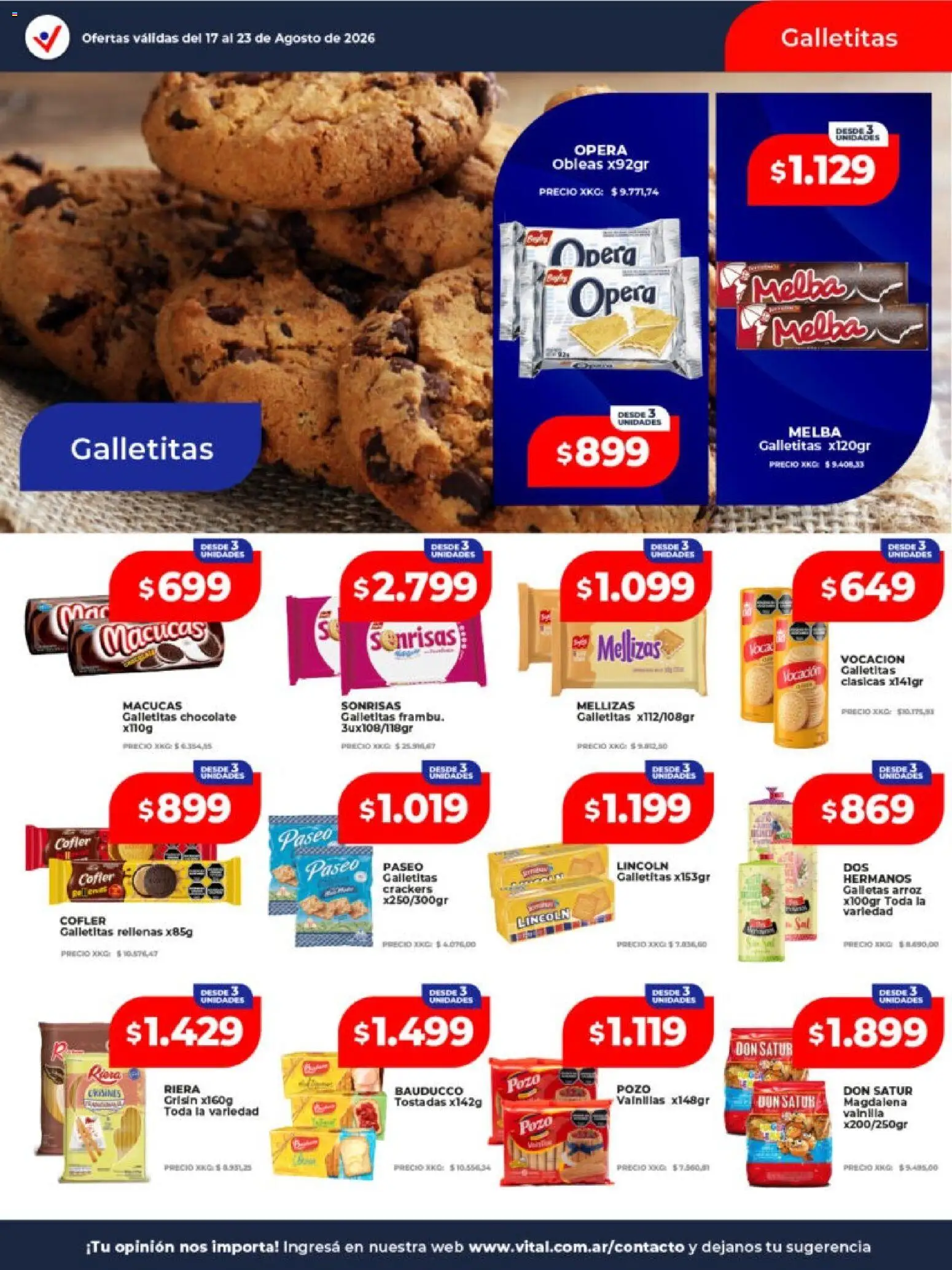 Vista previa del folleto de la tienda Vital válido desde el 17/08/2026 