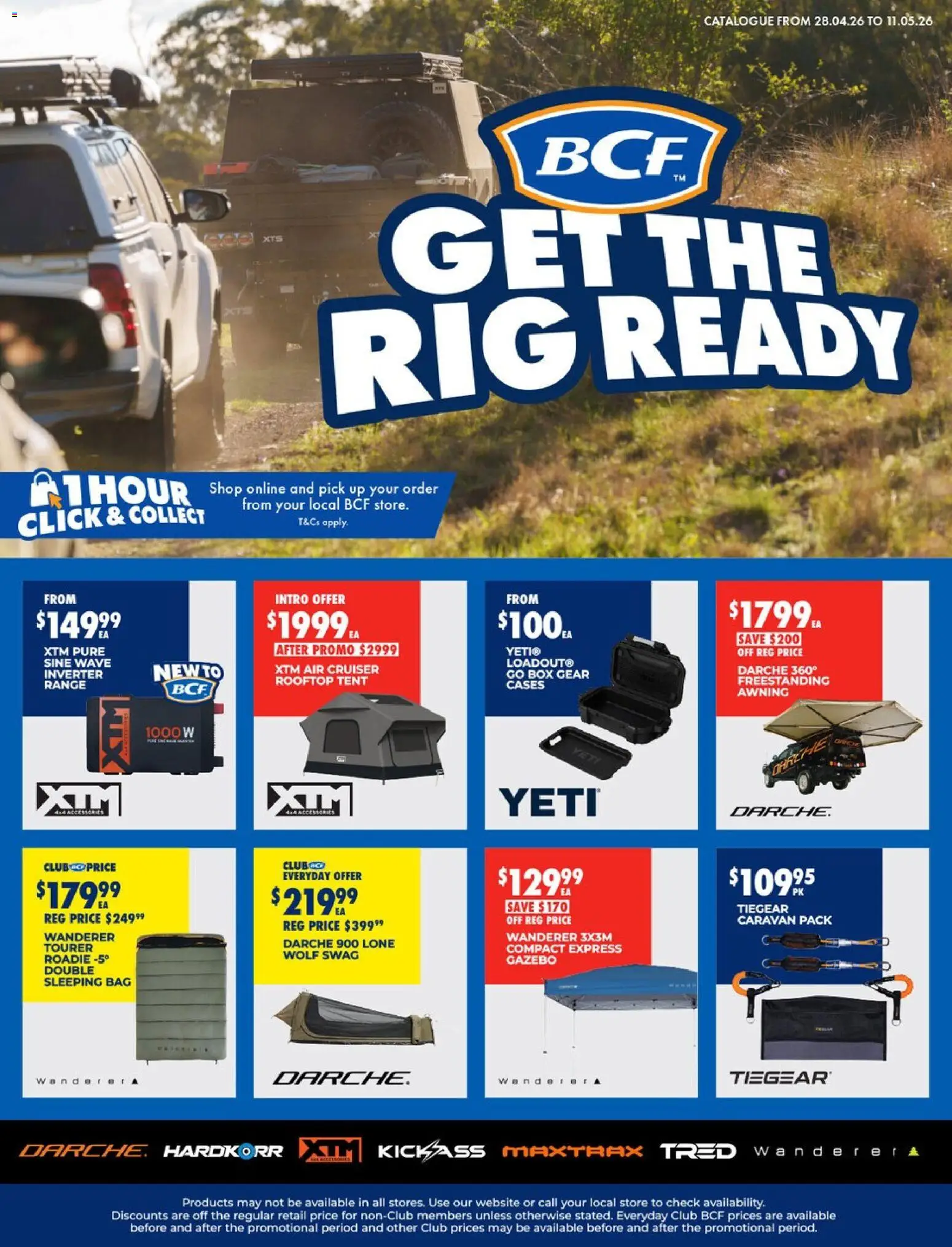 Preview of catalogue BCF catalogue from shop BCF valid 28/04/2026 - Box, Gazebo, Bag