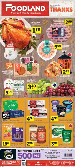 Preview of leaflet Foodland weekly flyer / circulaire from shop Foodland is valid from Oct 01, 2026