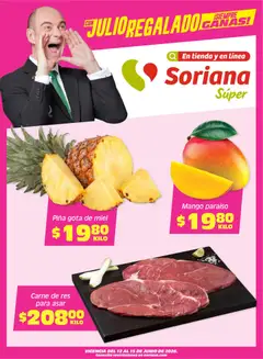 Vista previa las ofertas de la tienda Soriana - Soriana Fin de Semana Súper: Saltillo y Torreón desde el 12/06/2026 