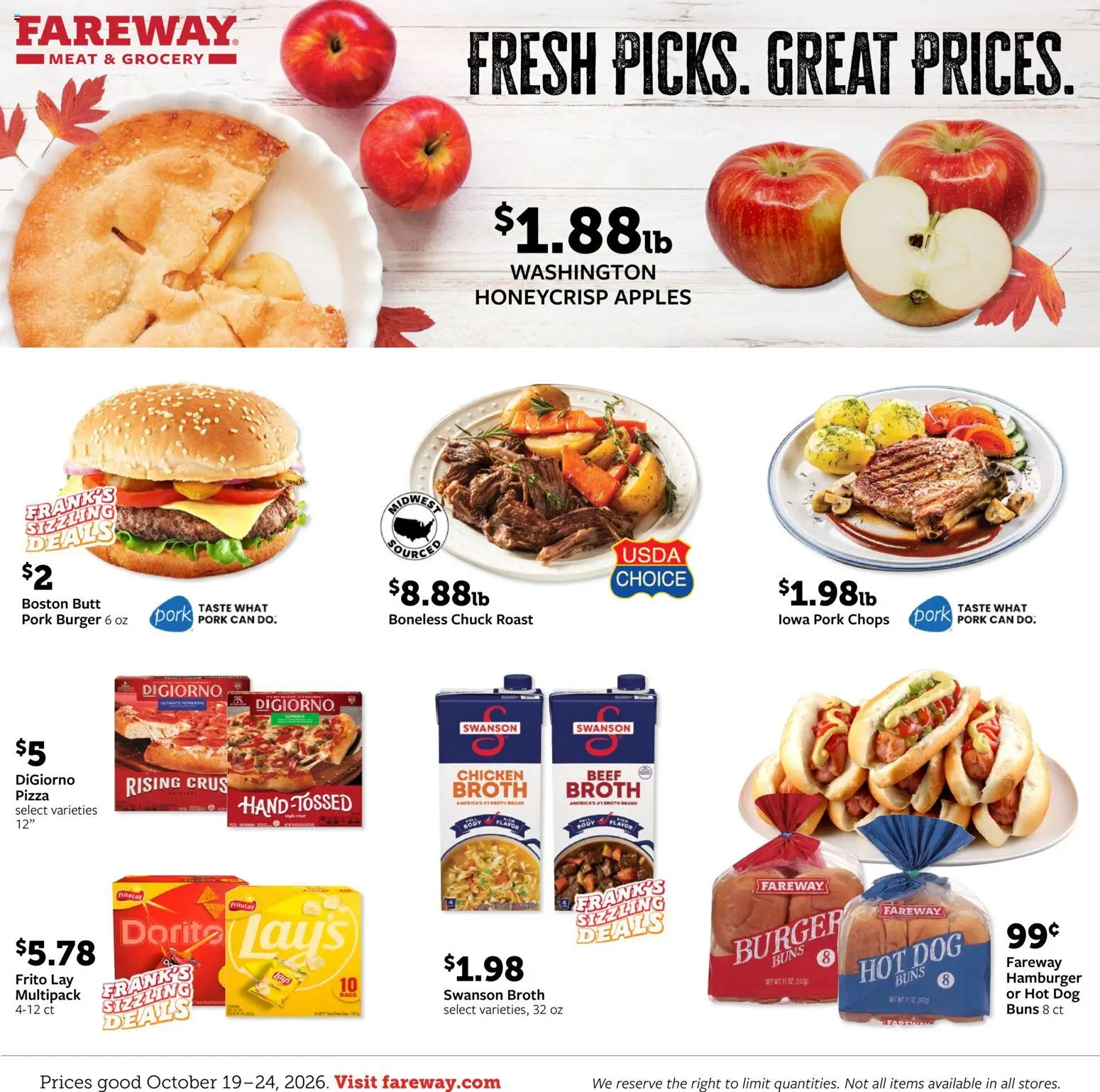 Ad Preview of Fareway Fareway Weekly Ad from 10/19/2026