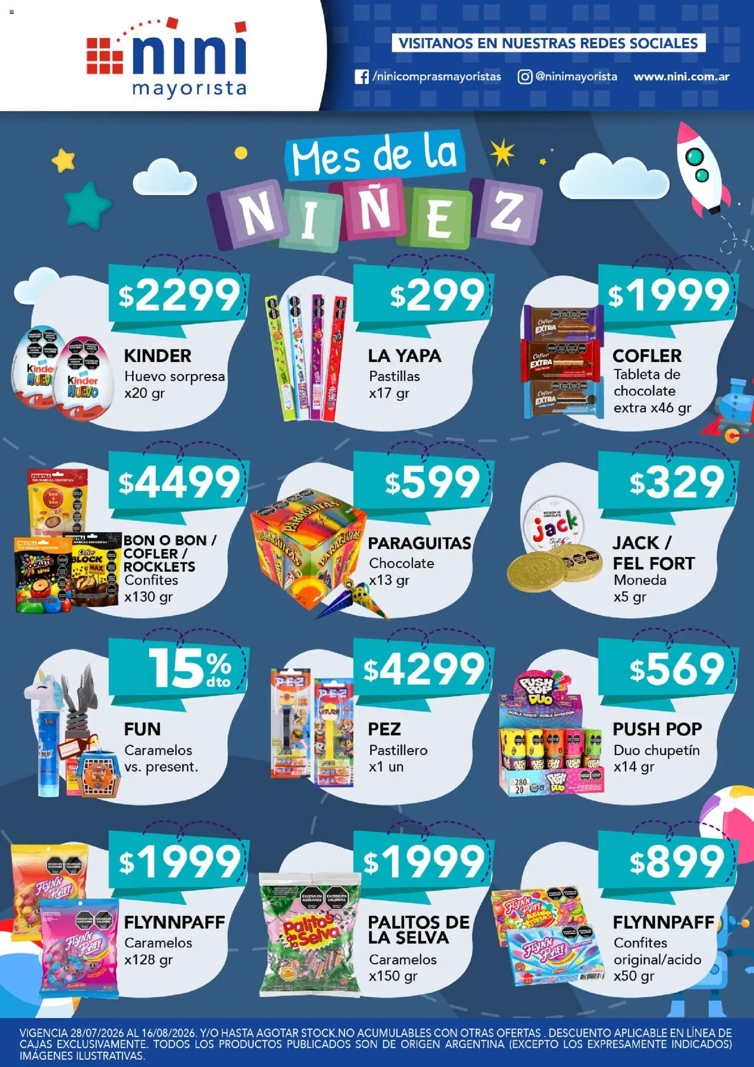 Vista previa del folleto de la tienda NINI Mayorista válido desde el 28/07/2026 