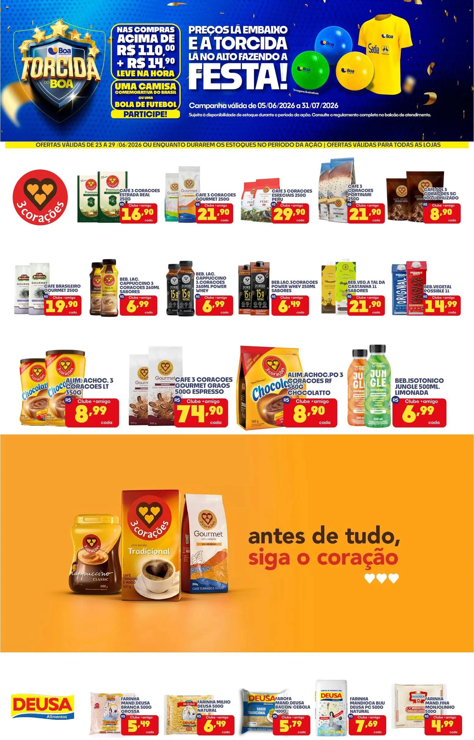 Ofertas Boa Supermercados até 29/07/2026.