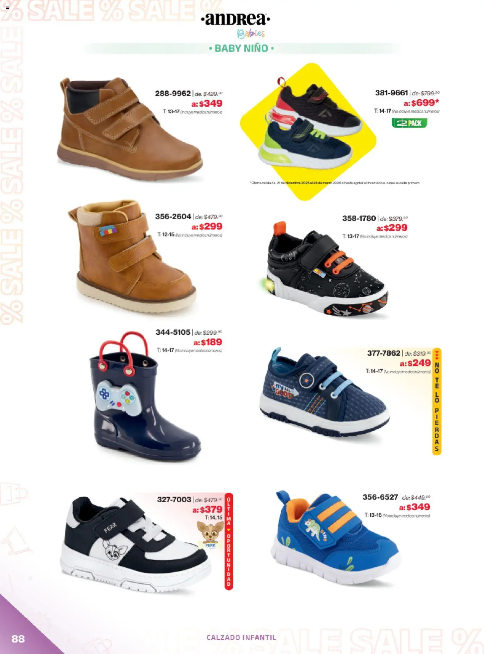 Vista previa las ofertas de la tienda Andrea - Catálogo Outlet desde el 21/12/2025 