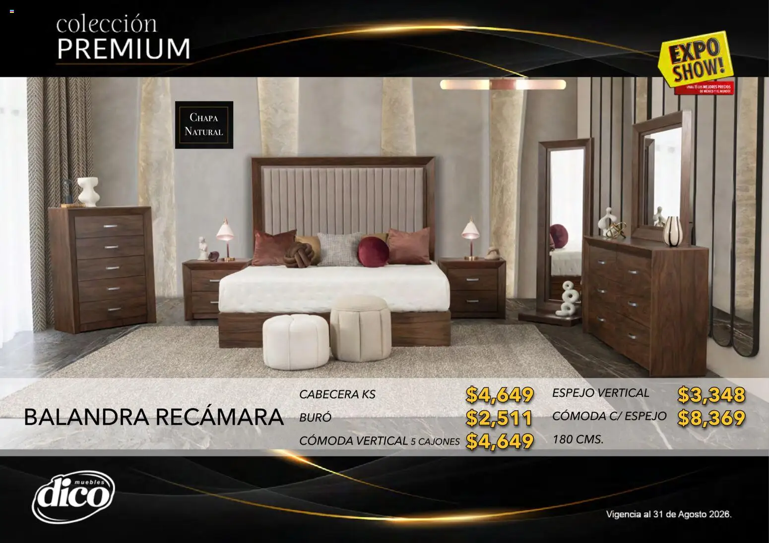 Vista previa las ofertas de la tienda Muebles Dico - Muebles Dico catálogo Colección Premium desde el 01/08/2026 