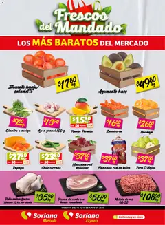 Vista previa las ofertas de la tienda Soriana - Soriana Frescos del Mandado Mercado: Nuevo León desde el 16/06/2026 