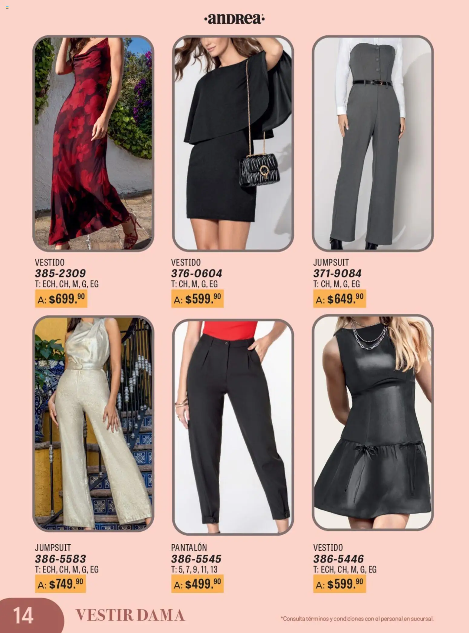Vista previa las ofertas de la tienda Andrea - Catálogo Para Las Fiestas desde el 11/01/2026 - Vestido