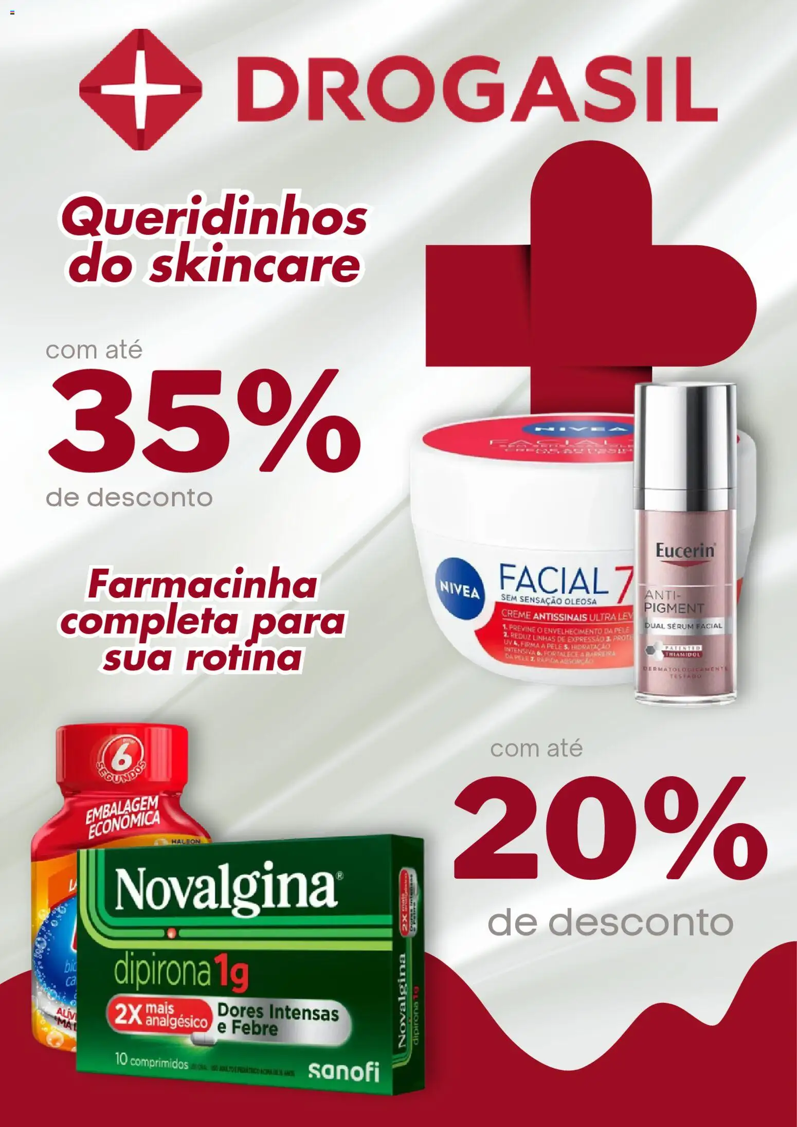 Pré-Visualização do folheto "Drogasil - Catálogo atual" da loja Drogasil válido a partir de 10/08/2026 - Creme, Sérum