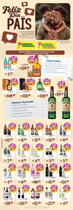 Pré-Visualização do folheto "Comercial Esperança ofertas Dia dos Pais" da loja Comercial Esperança válido a partir de 31/07/2026
