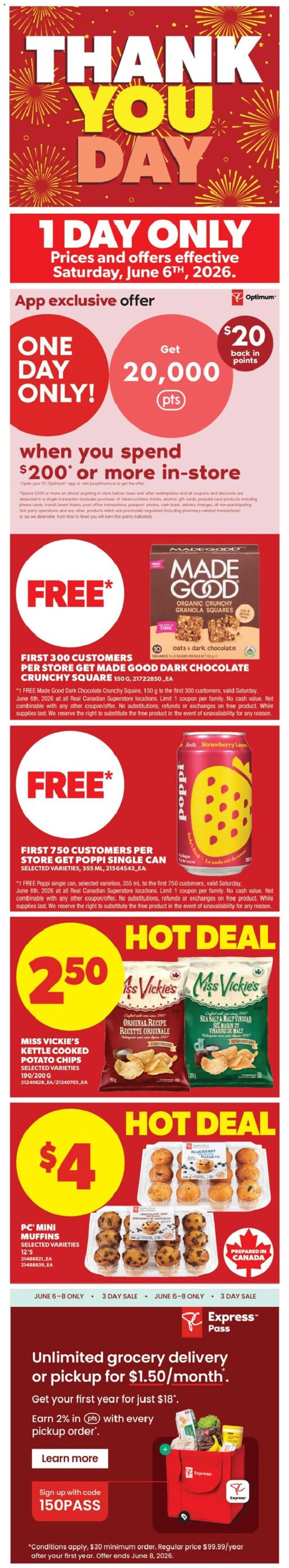 Preview of leaflet Real Canadian Superstore weekly flyer - BC from shop Real Canadian Superstore is valid from Jun 04, 2026