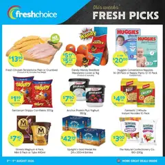 Preview of catalogue FreshChoice catalogue from shop FreshChoice valid 3 Aug 2026