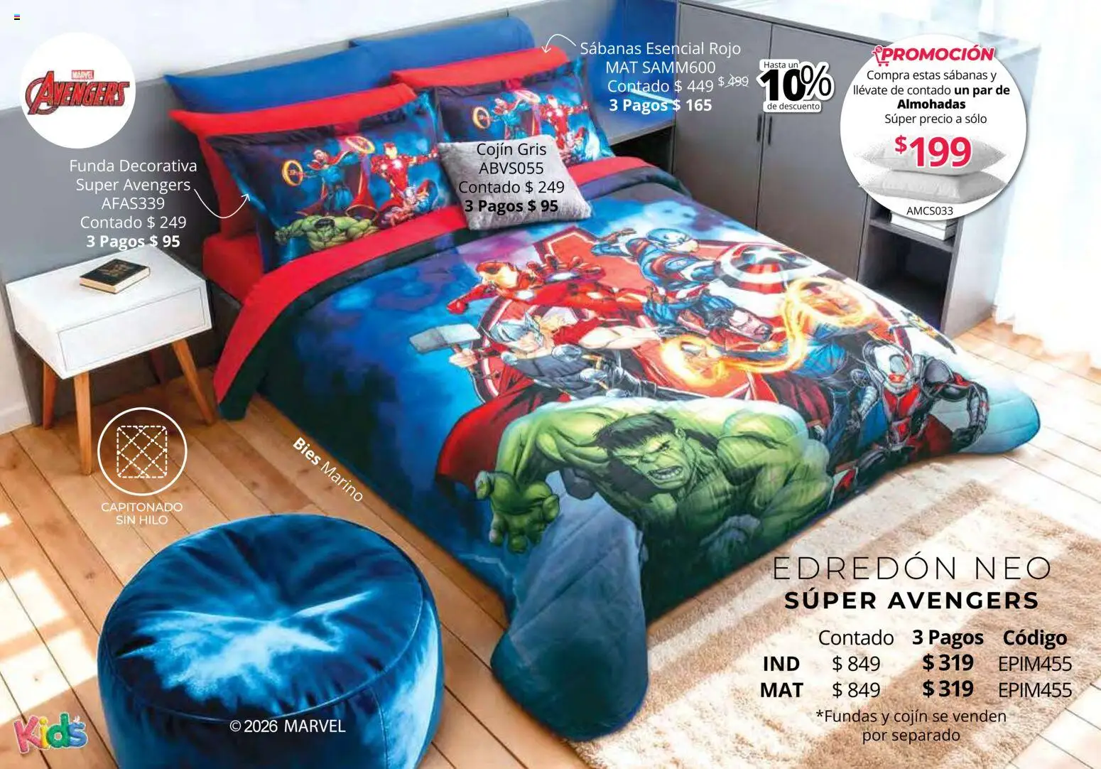 Vista previa las ofertas de la tienda Colchas Concord - Colchas Concord catálogo Kids desde el 01/05/2026 - Sabanas, Funda