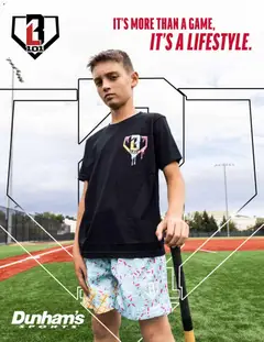 Ad Preview of Dunham's Sports Baseball Lifestyle 101 Guide from 02/12/2026