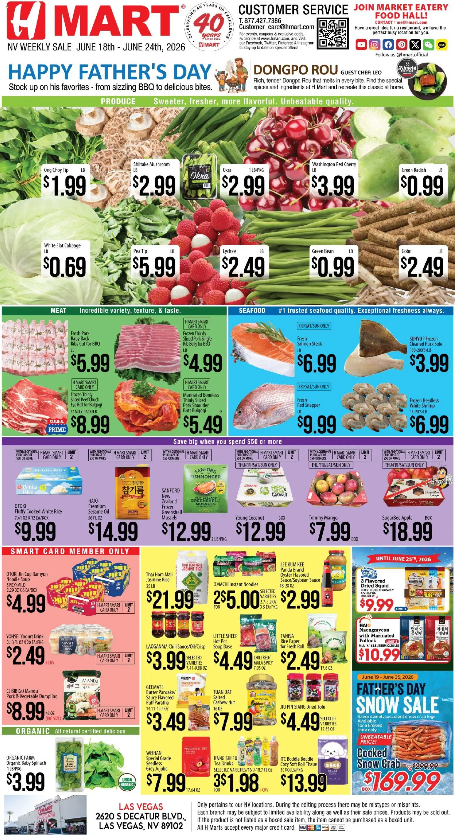 Ad Preview of Hmart Hmart ENGLISH - Nevada from 06/18/2026