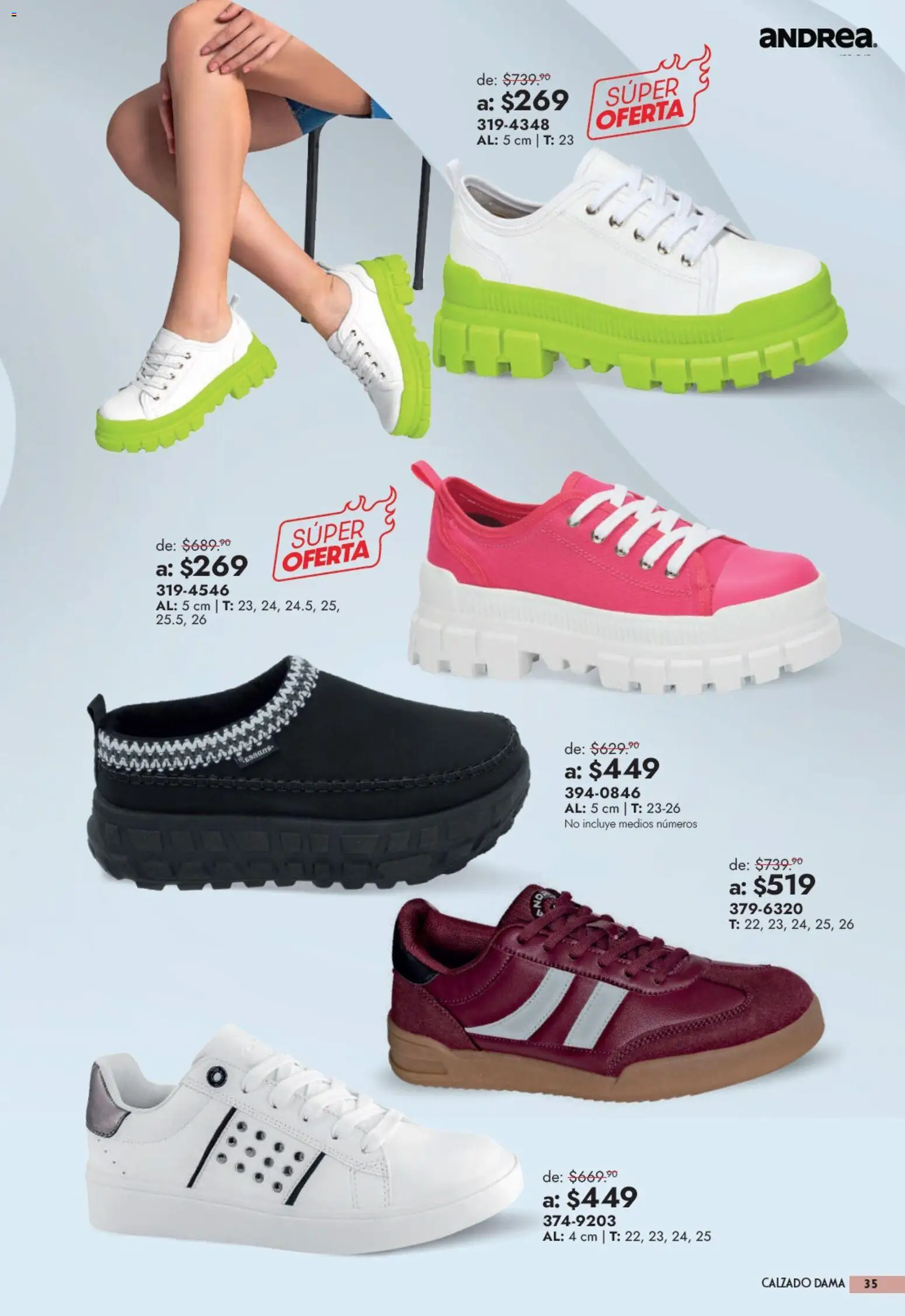 Vista previa las ofertas de la tienda Andrea - Andrea catálogo Outlet desde el 13/09/2026 