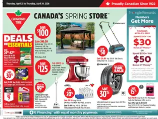 Preview of leaflet Canadian Tire weekly flyer from shop Canadian Tire is valid from Apr 23, 2026