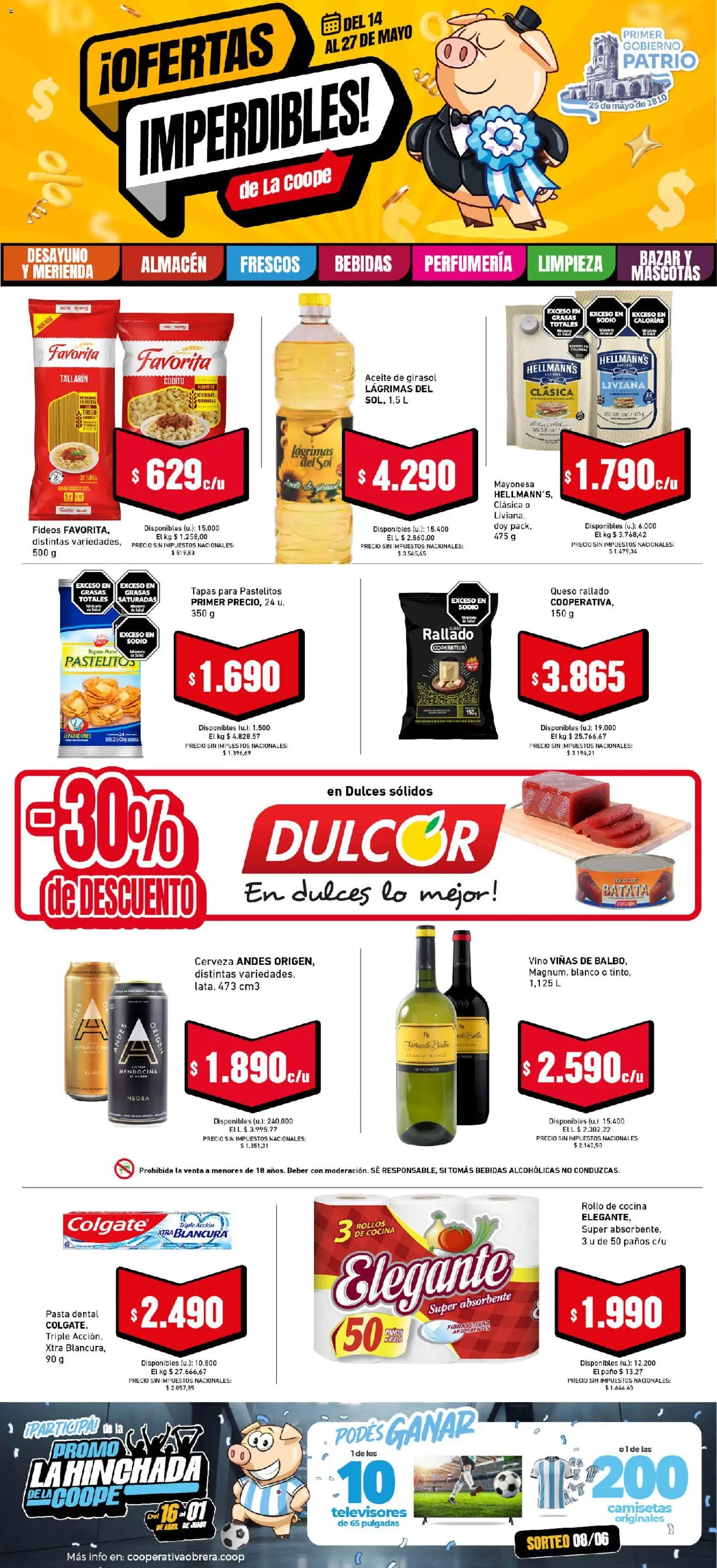 Vista previa del folleto de la tienda Cooperativa Obrera válido desde el 15/05/2026 