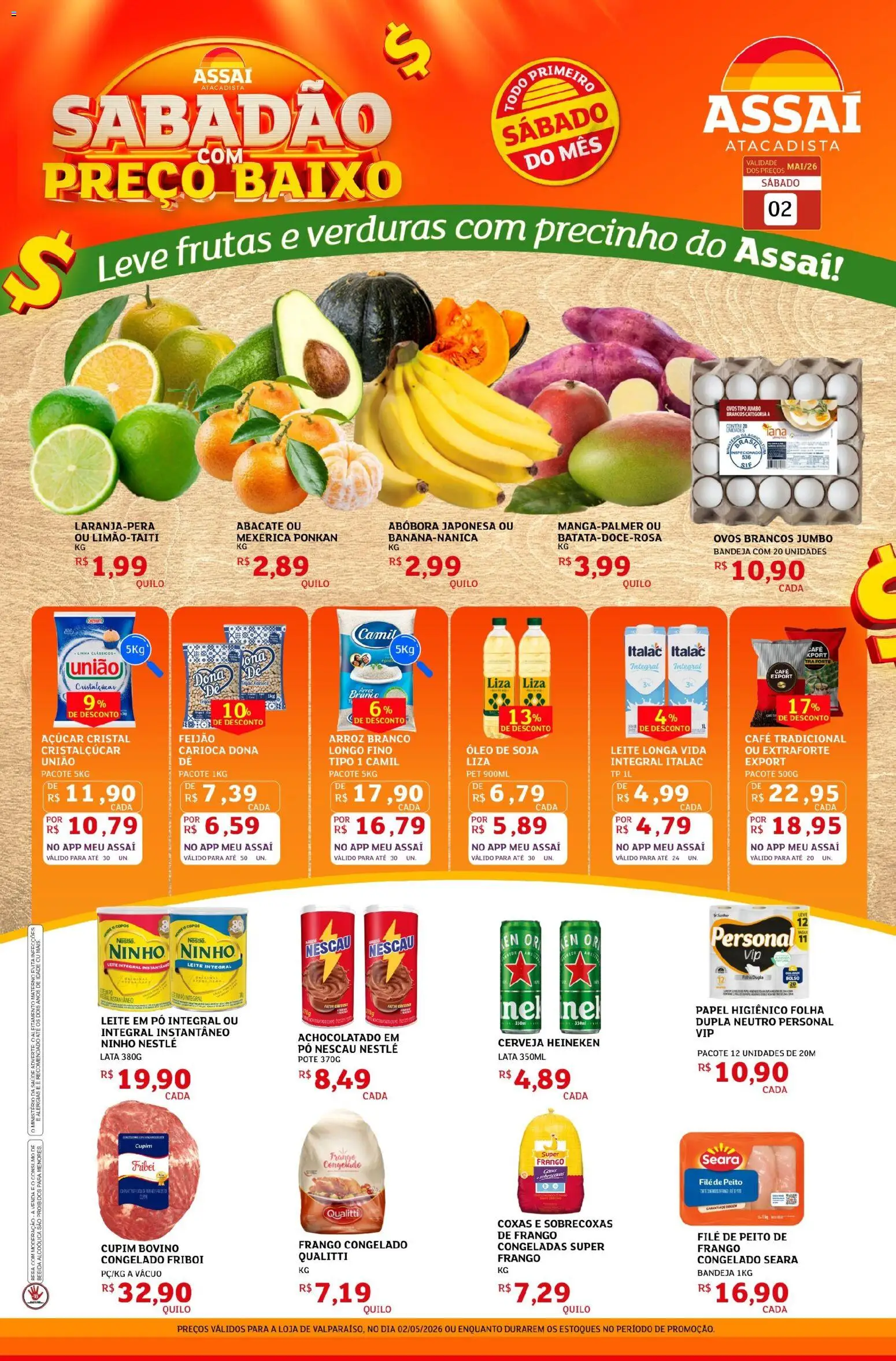 Pré-Visualização do folheto "Assaí Atacadista ofertas - GO" da loja Assaí Atacadista válido a partir de 02/05/2026