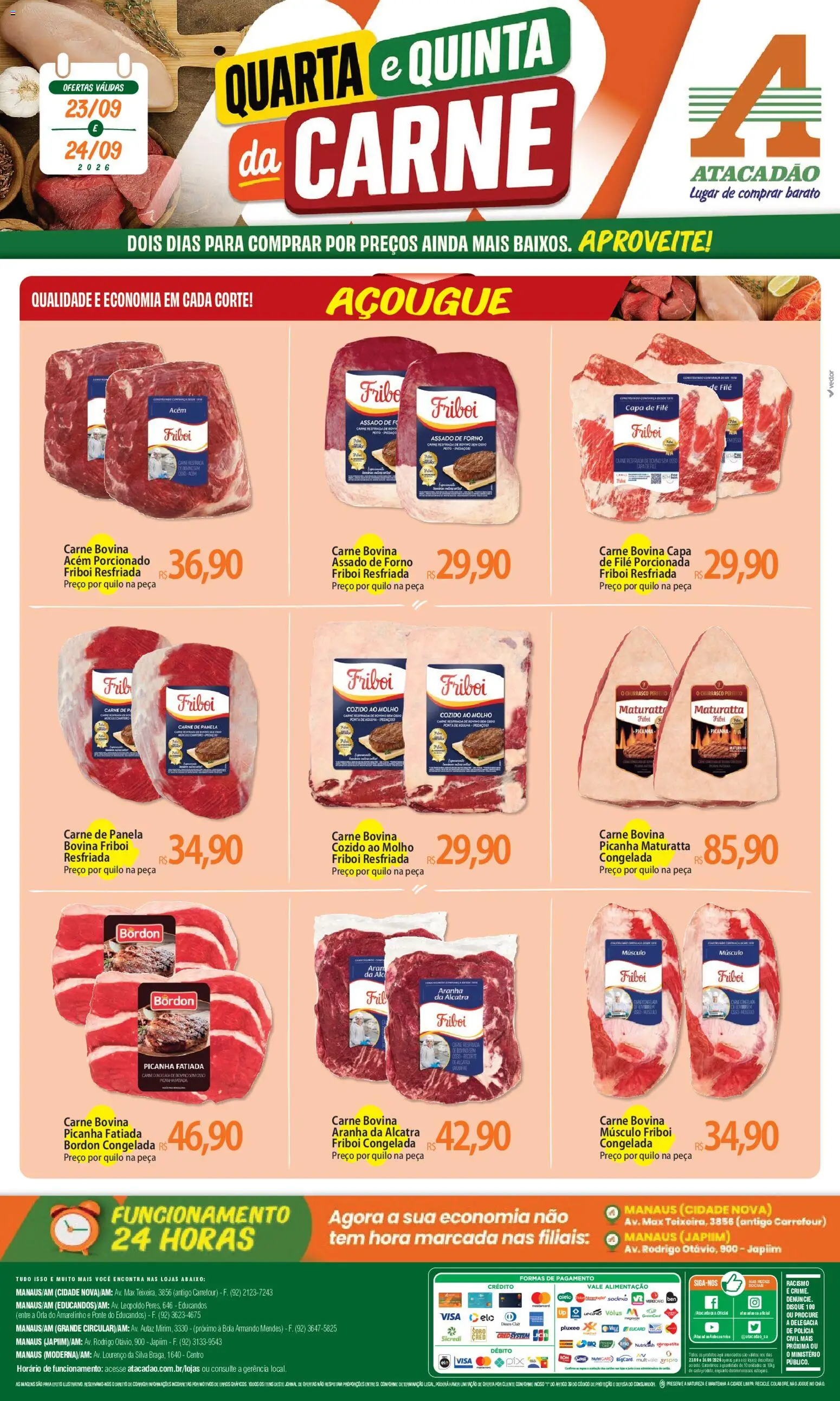 Pré-Visualização do folheto "Atacadão ofertas - AM" da loja Atacadão válido a partir de 23/09/2026