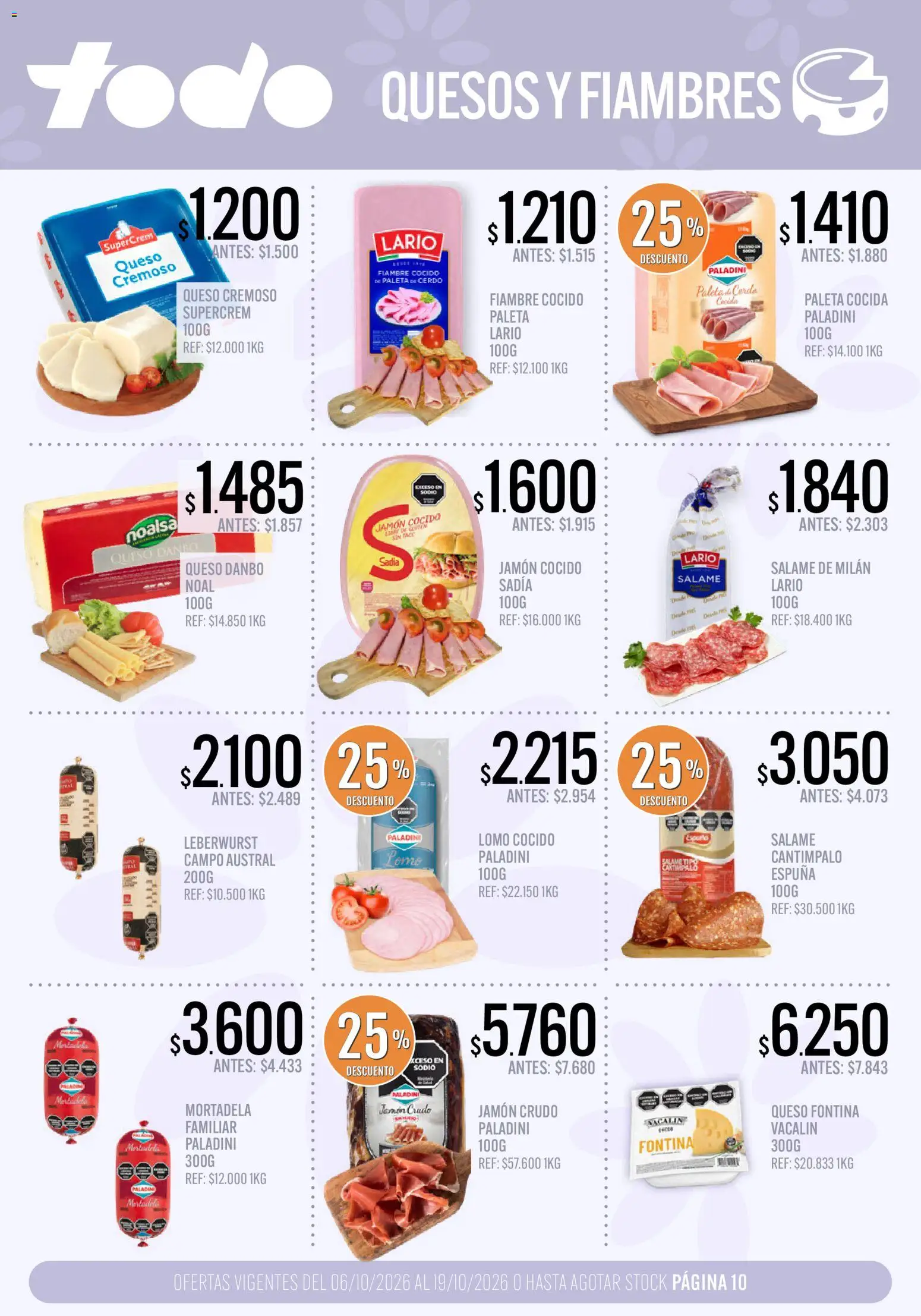 Vista previa del folleto de la tienda Supermercados TODO válido desde el 06/10/2026 
