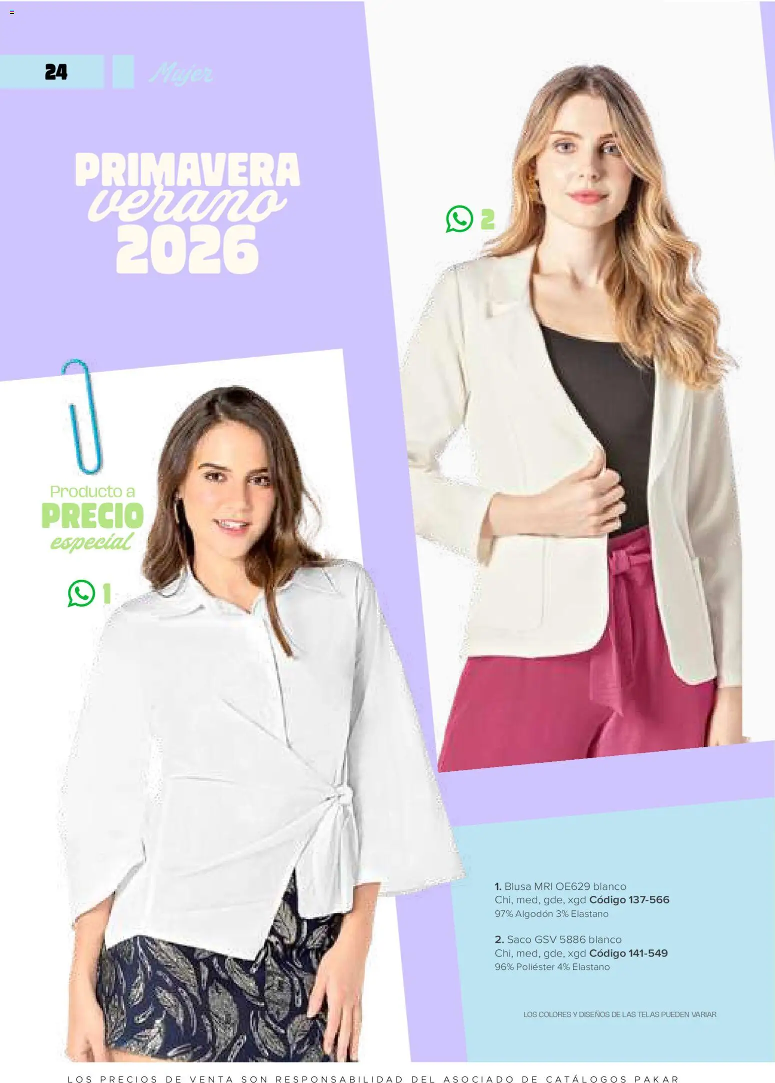Vista previa las ofertas de la tienda SC Pakar - Catálogo Ropa desde el 30/01/2026 - Blusa, Algodón