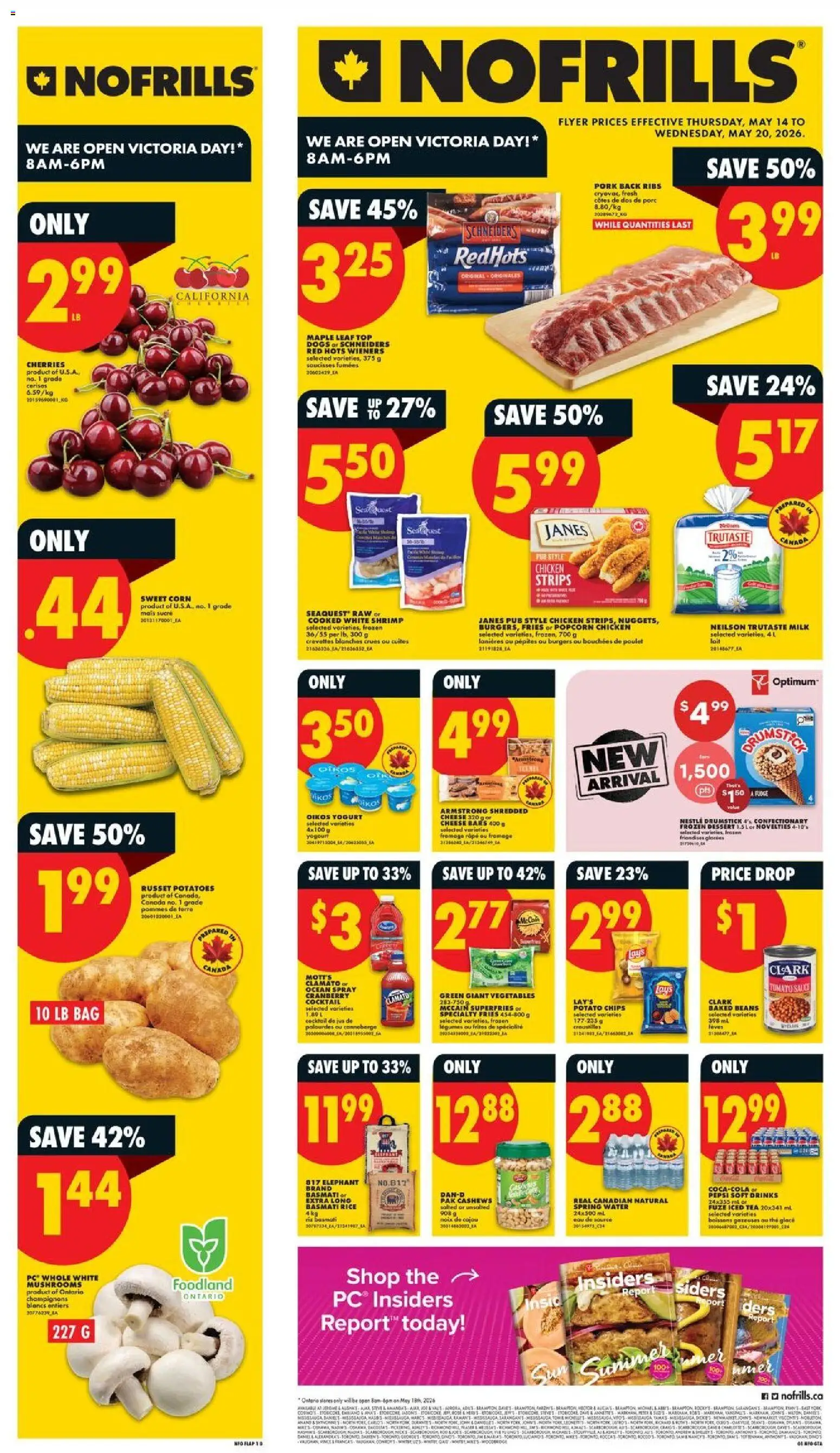Preview of leaflet No Frills weekly flyer / circulaire from shop No Frills is valid from May 14, 2026