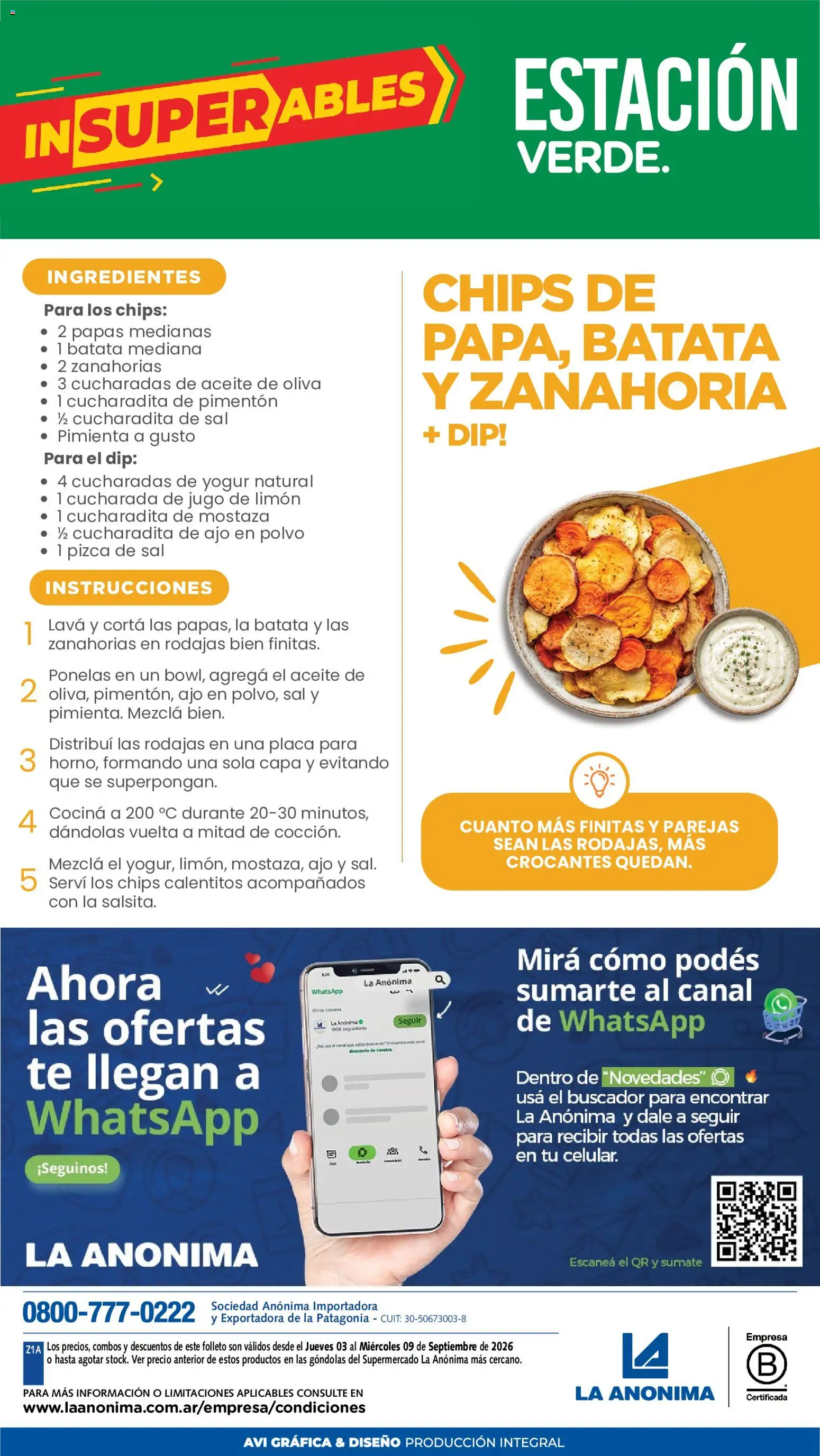 Vista previa del folleto de la tienda La Anonima válido desde el 03/09/2026 