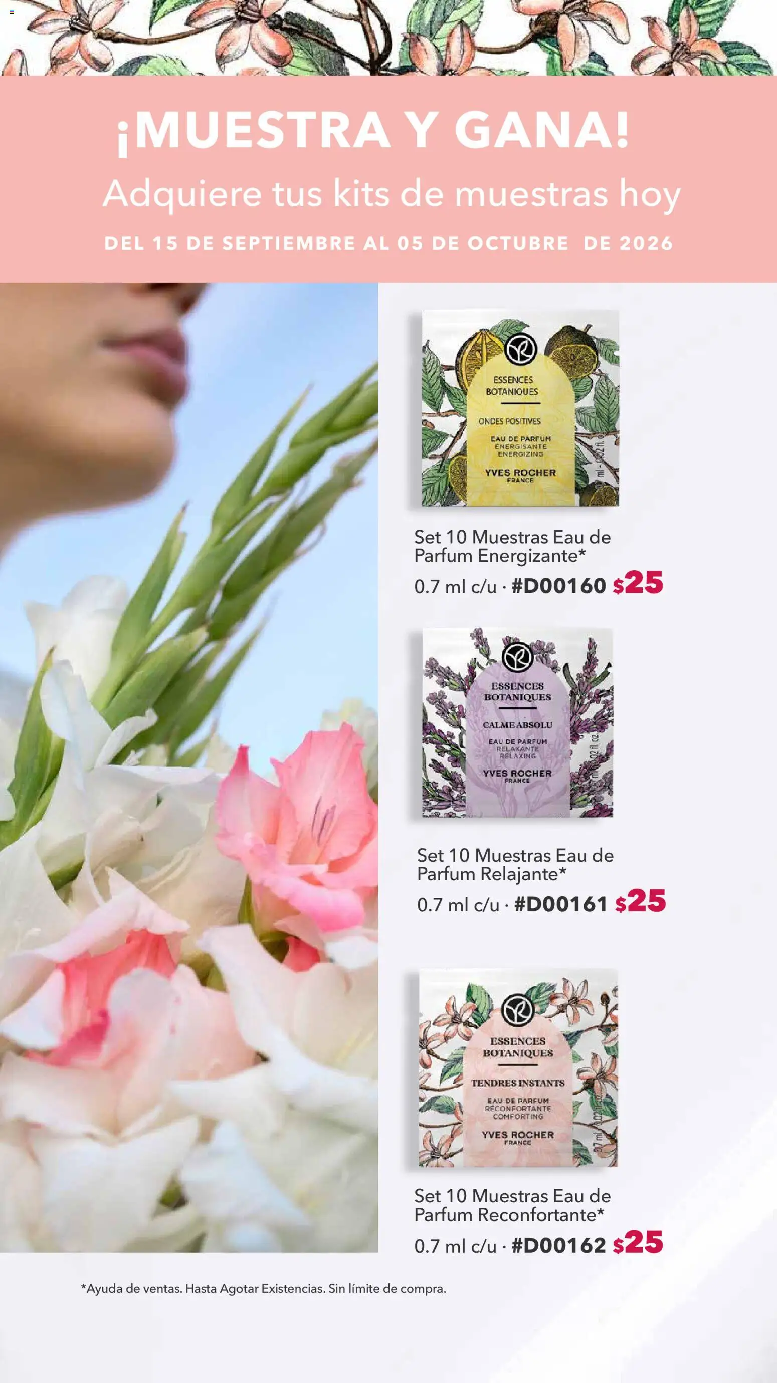 Vista previa las ofertas de la tienda Yves Rocher - Yves Rocher catálogo Muestra y gana desde el 15/09/2026 