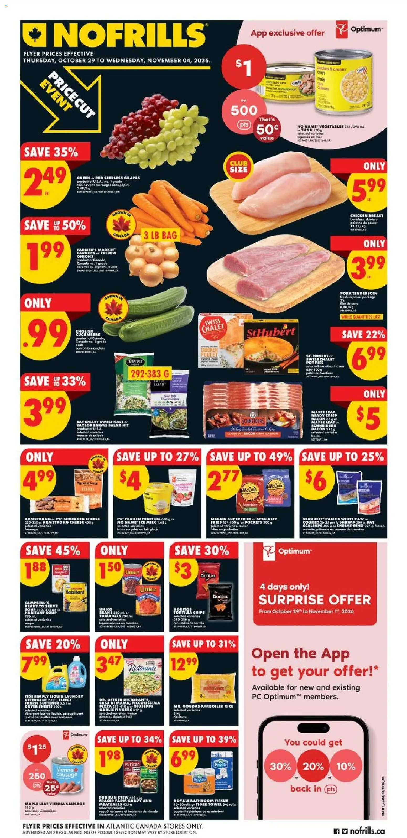 Preview of leaflet No Frills weekly flyer - NS from shop No Frills is valid from Oct 29, 2026