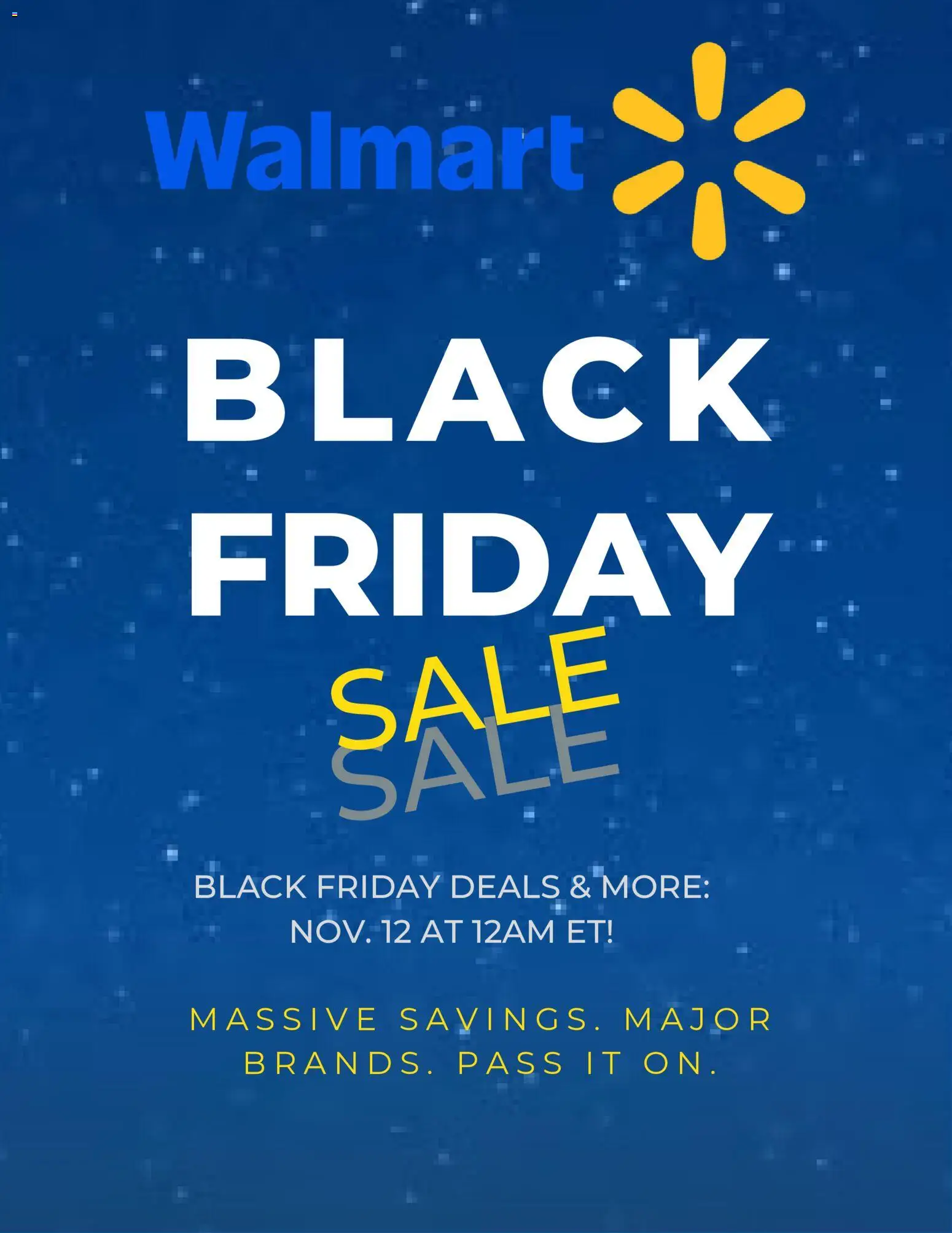 Preview of leaflet Walmart - Black Friday Notice from shop Walmart is valid from Oct 30, 2026
