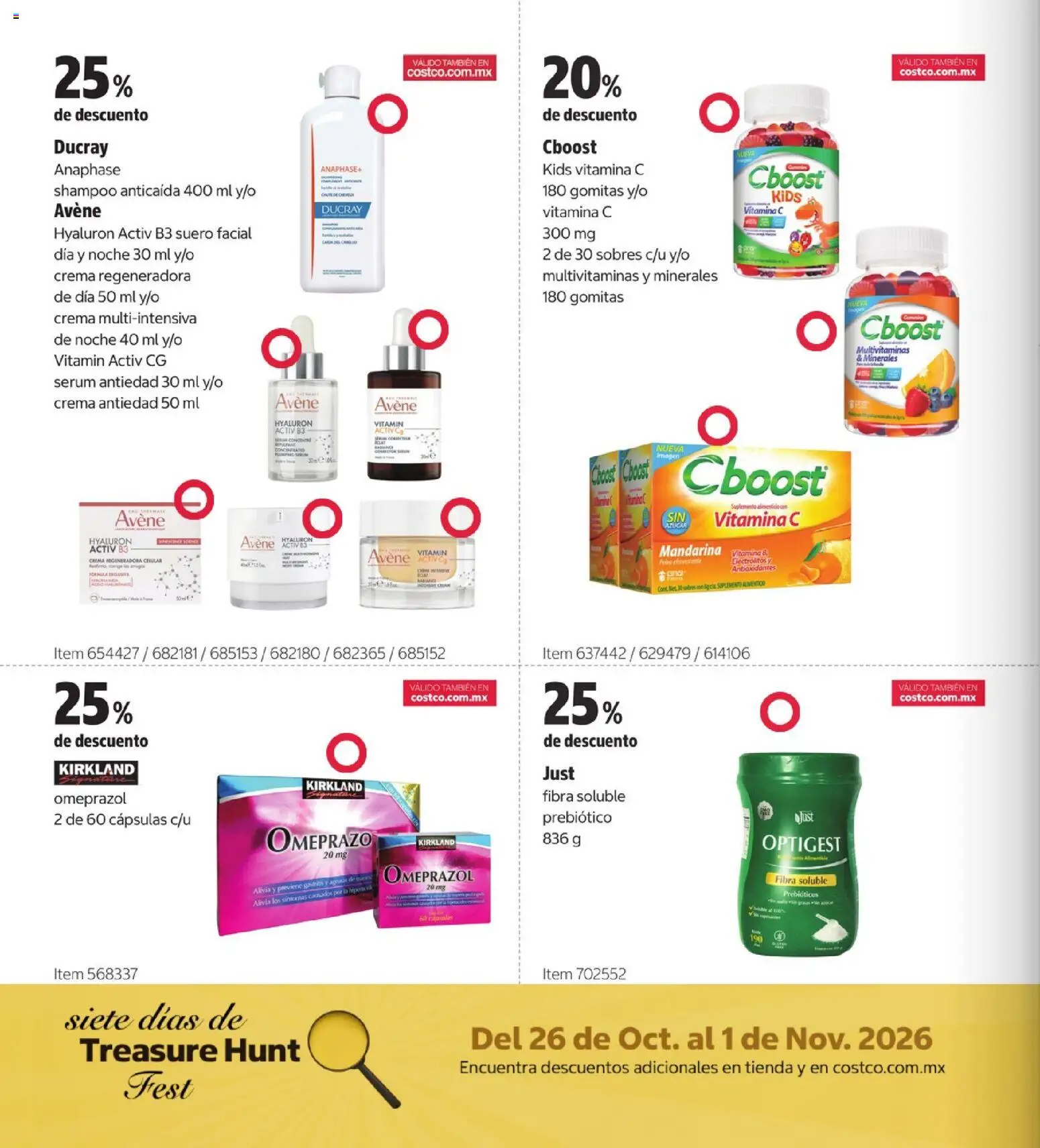 Vista previa las ofertas de la tienda Costco - Costco catálogo Teasure Hunt desde el 26/10/2026 