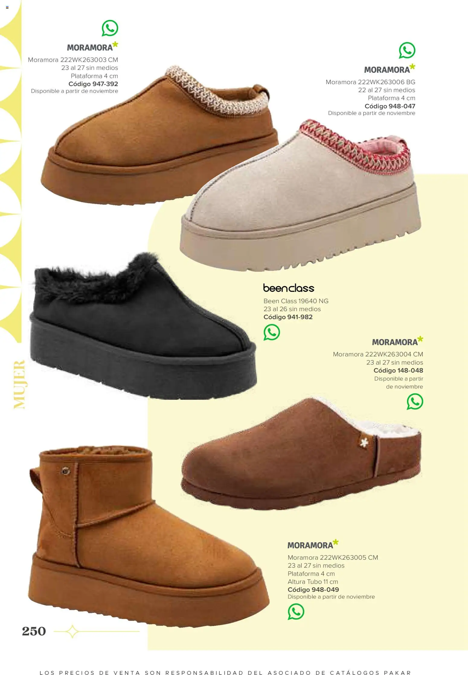 Vista previa las ofertas de la tienda SC Pakar - SC Pakar catálogo Mujer desde el 31/07/2026 