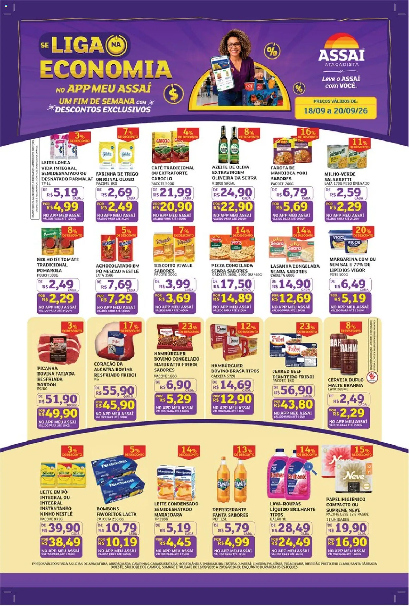 Pré-Visualização do folheto "Assaí Atacadista ofertas - SP" da loja Assaí Atacadista válido a partir de 18/09/2026